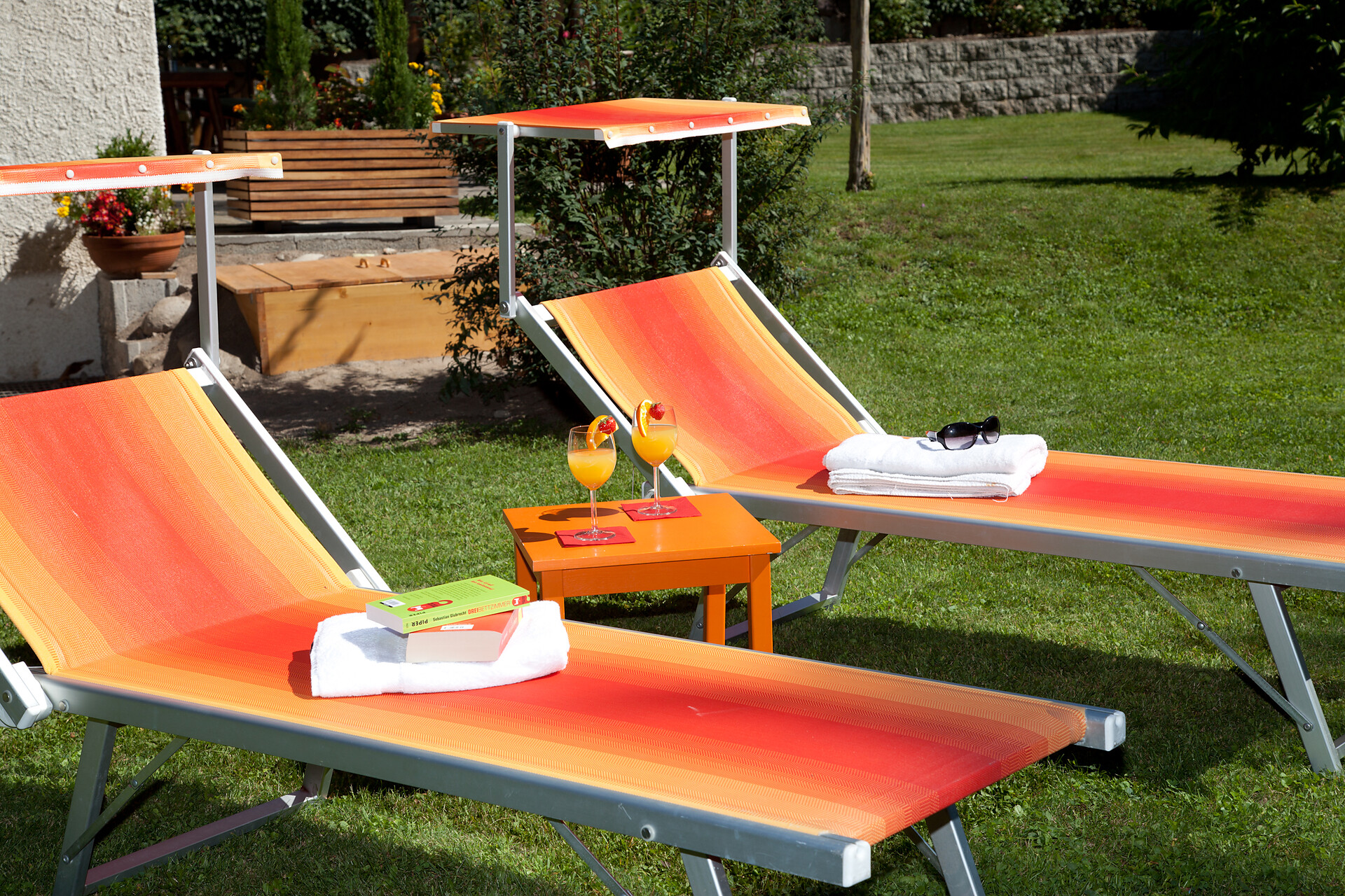 green area for relaxing