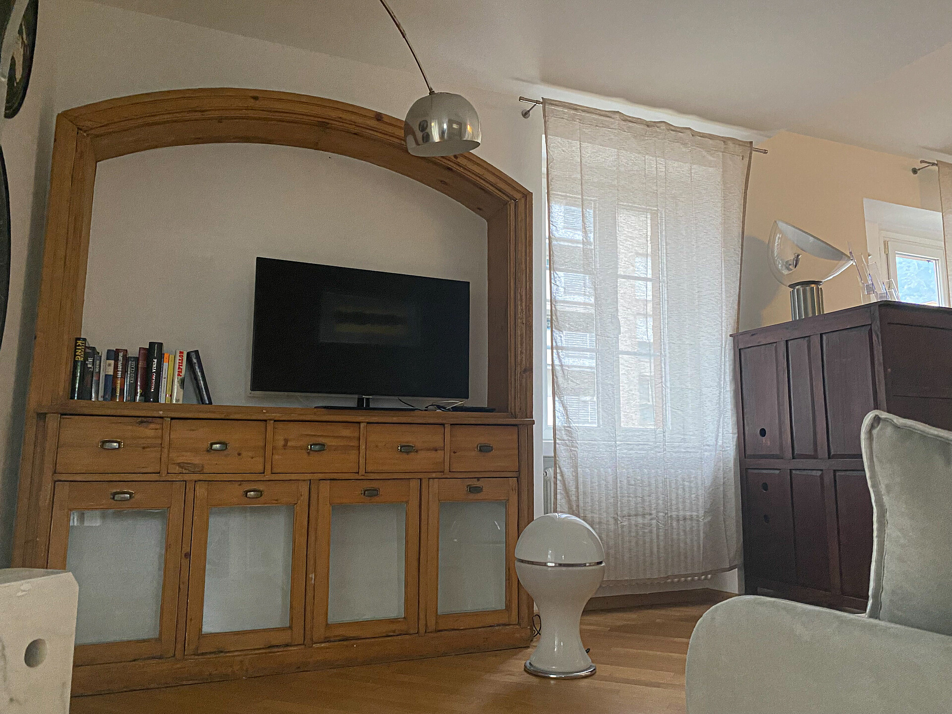 Soggiorno con divano letto