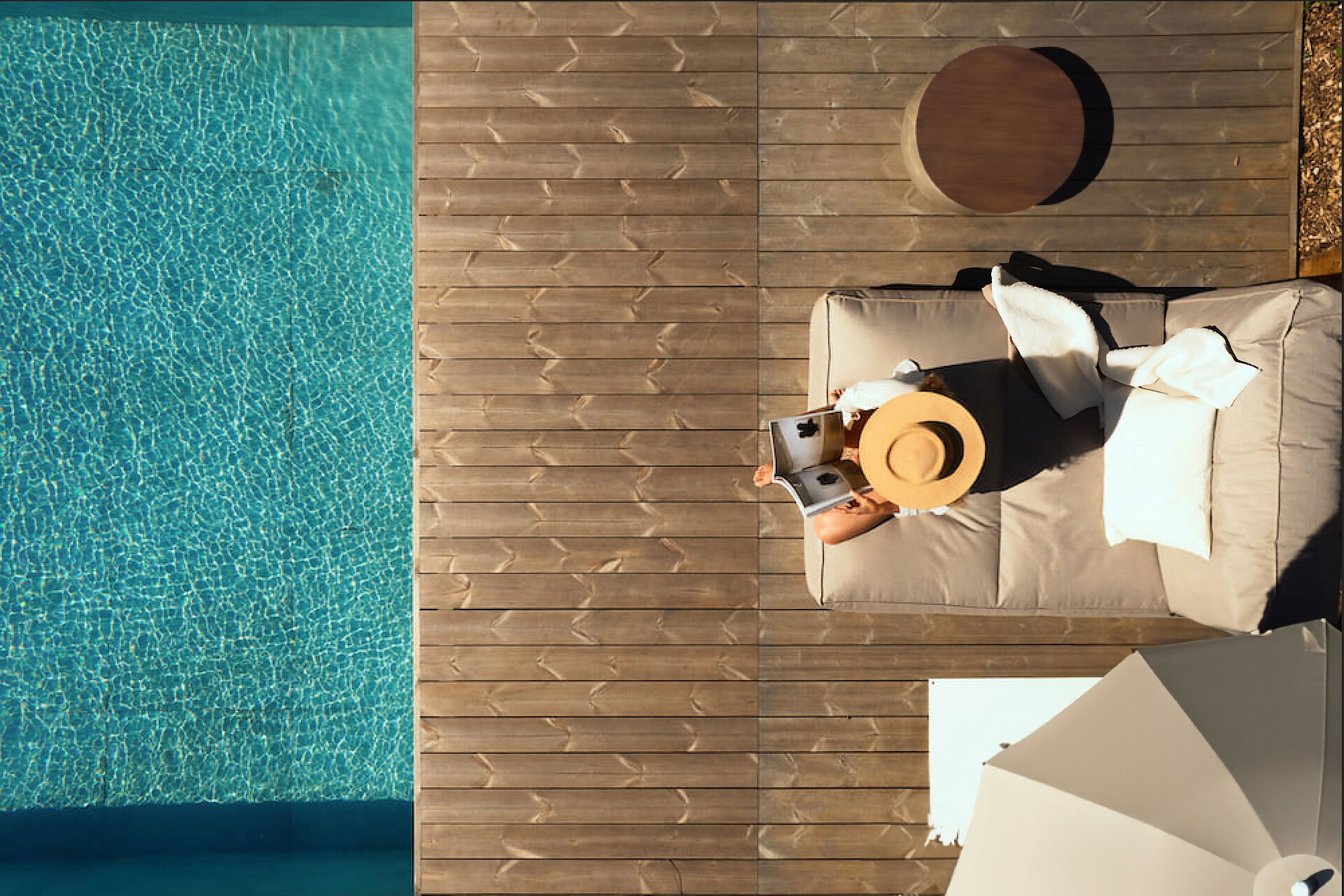 pool on the roof top