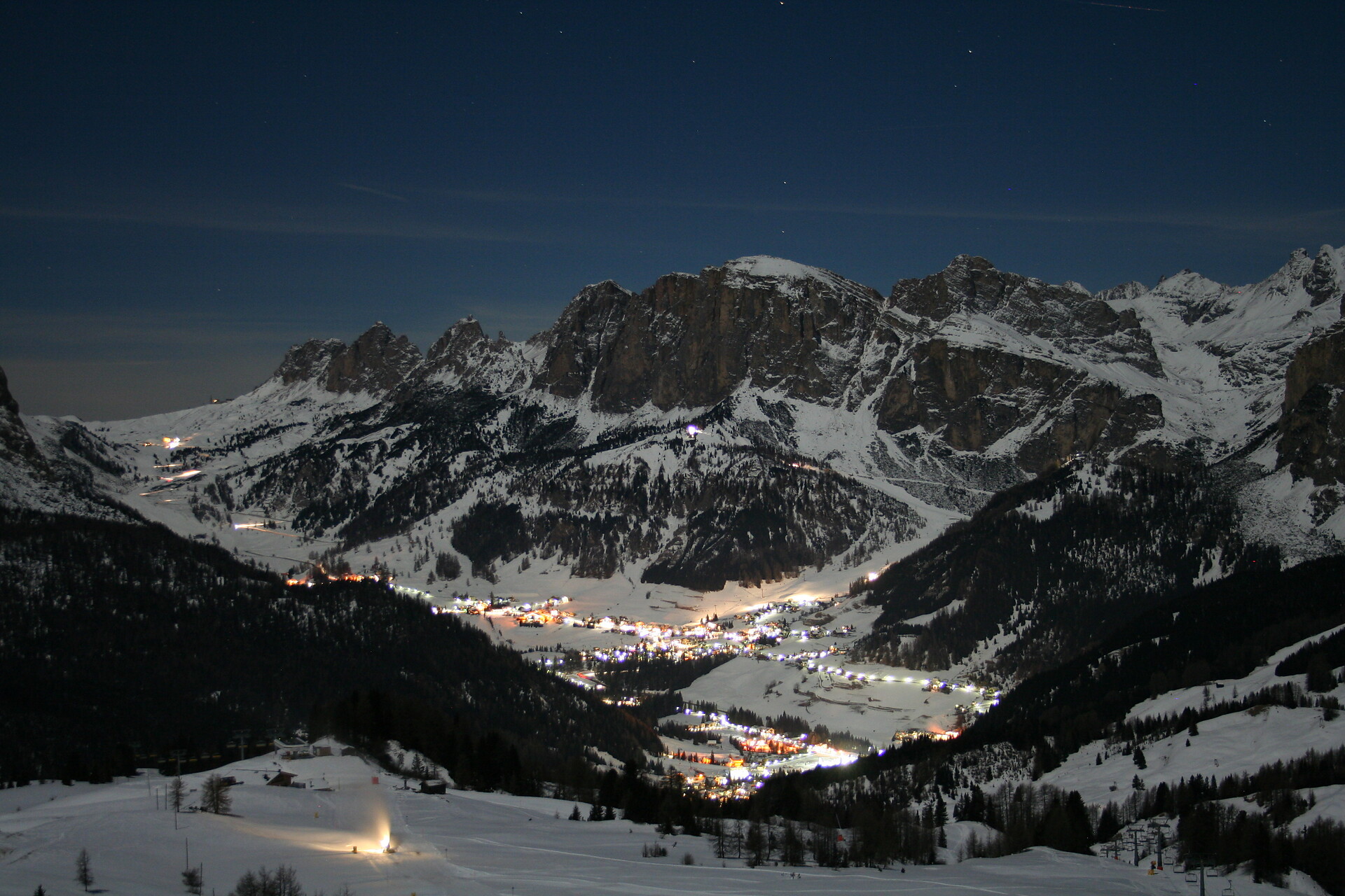 Corvara im Winter