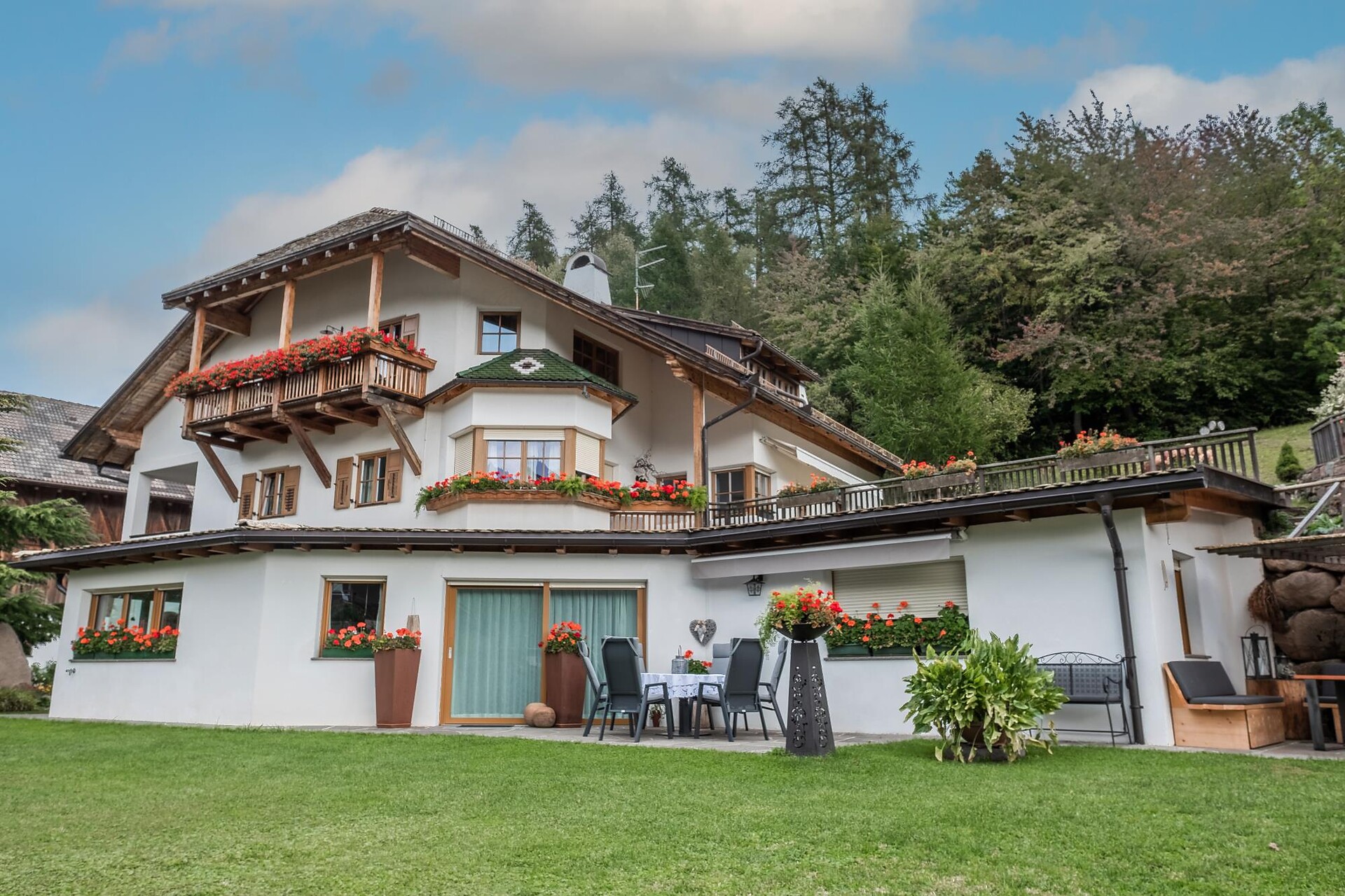 View to the house