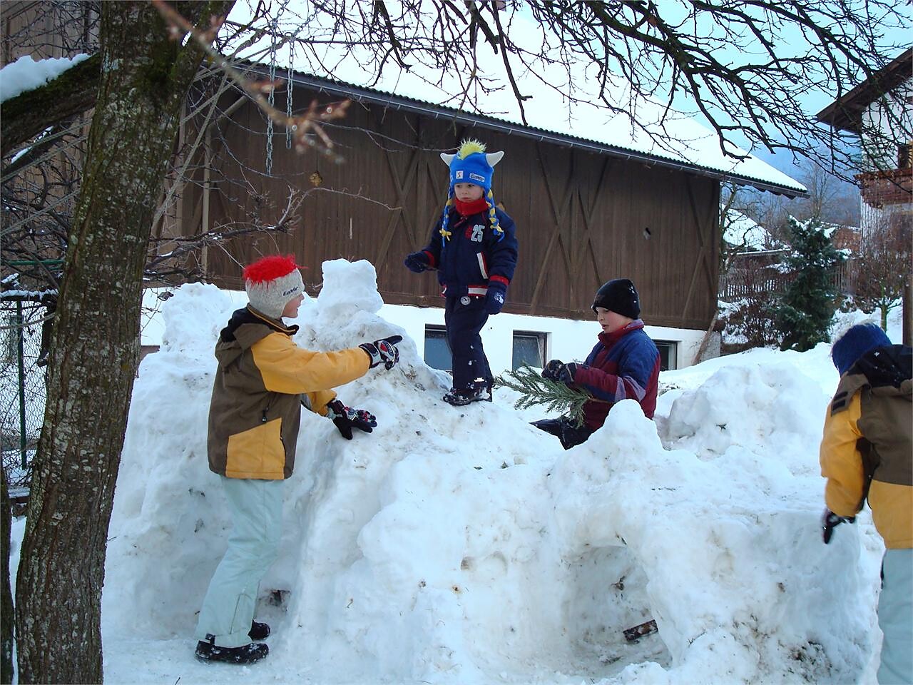 in the winter