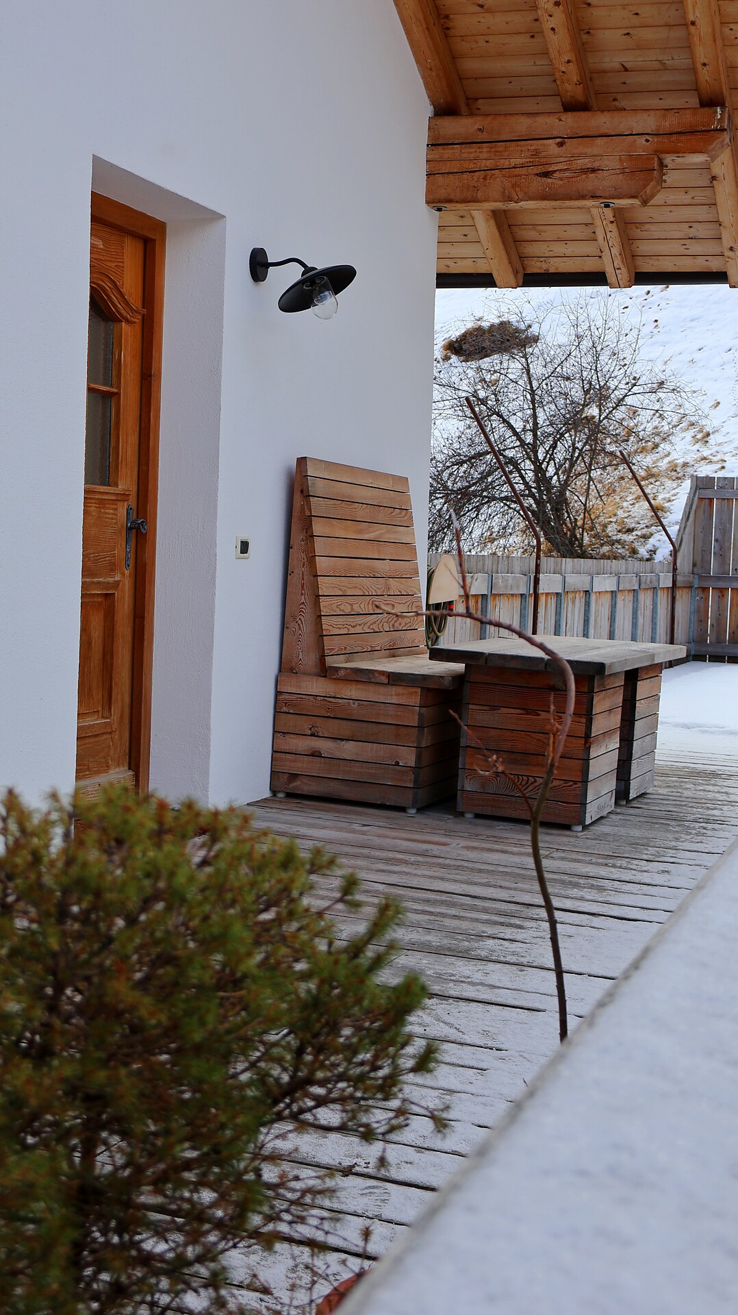 entrata con terrazzo