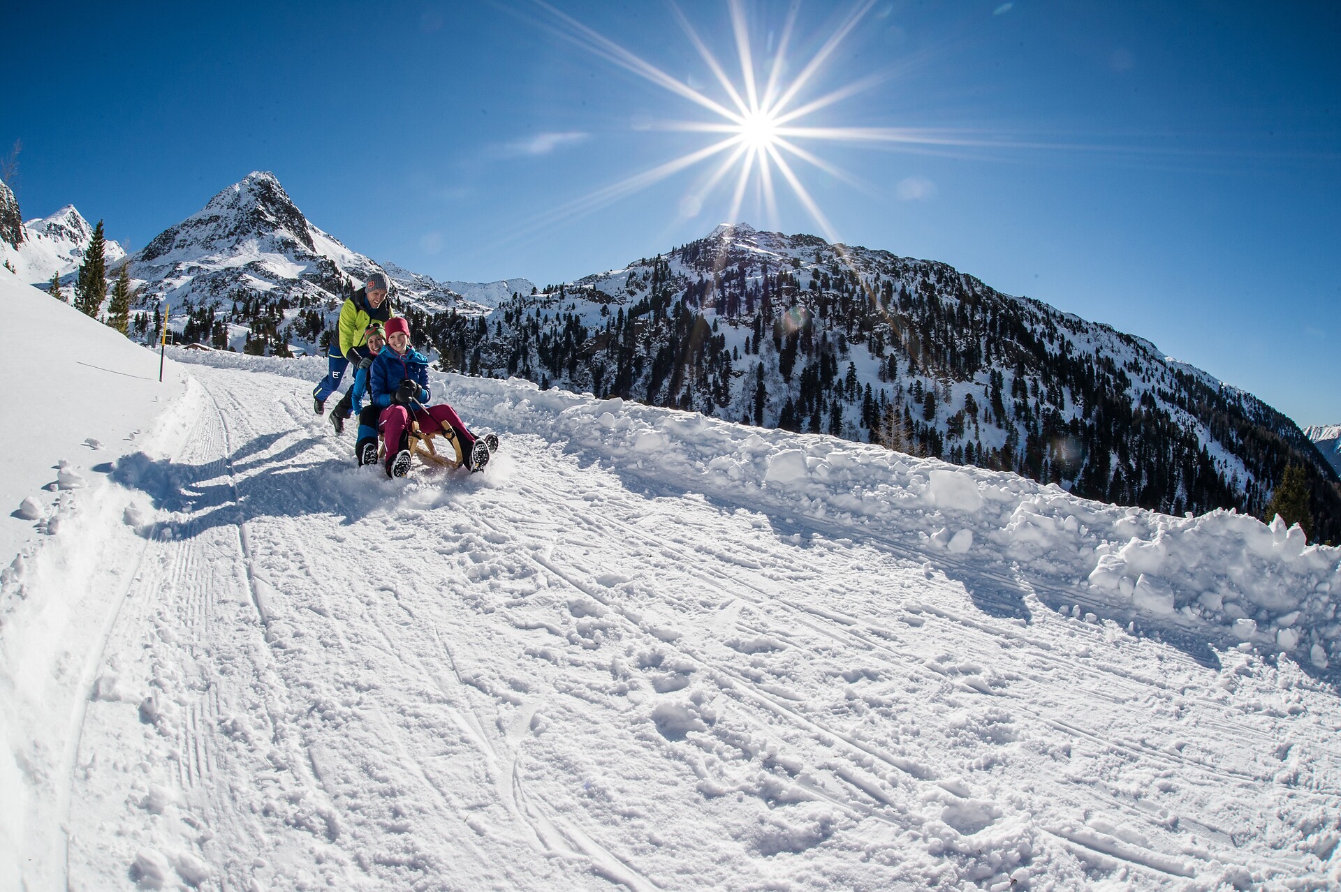Rodelspass am Antholzer See