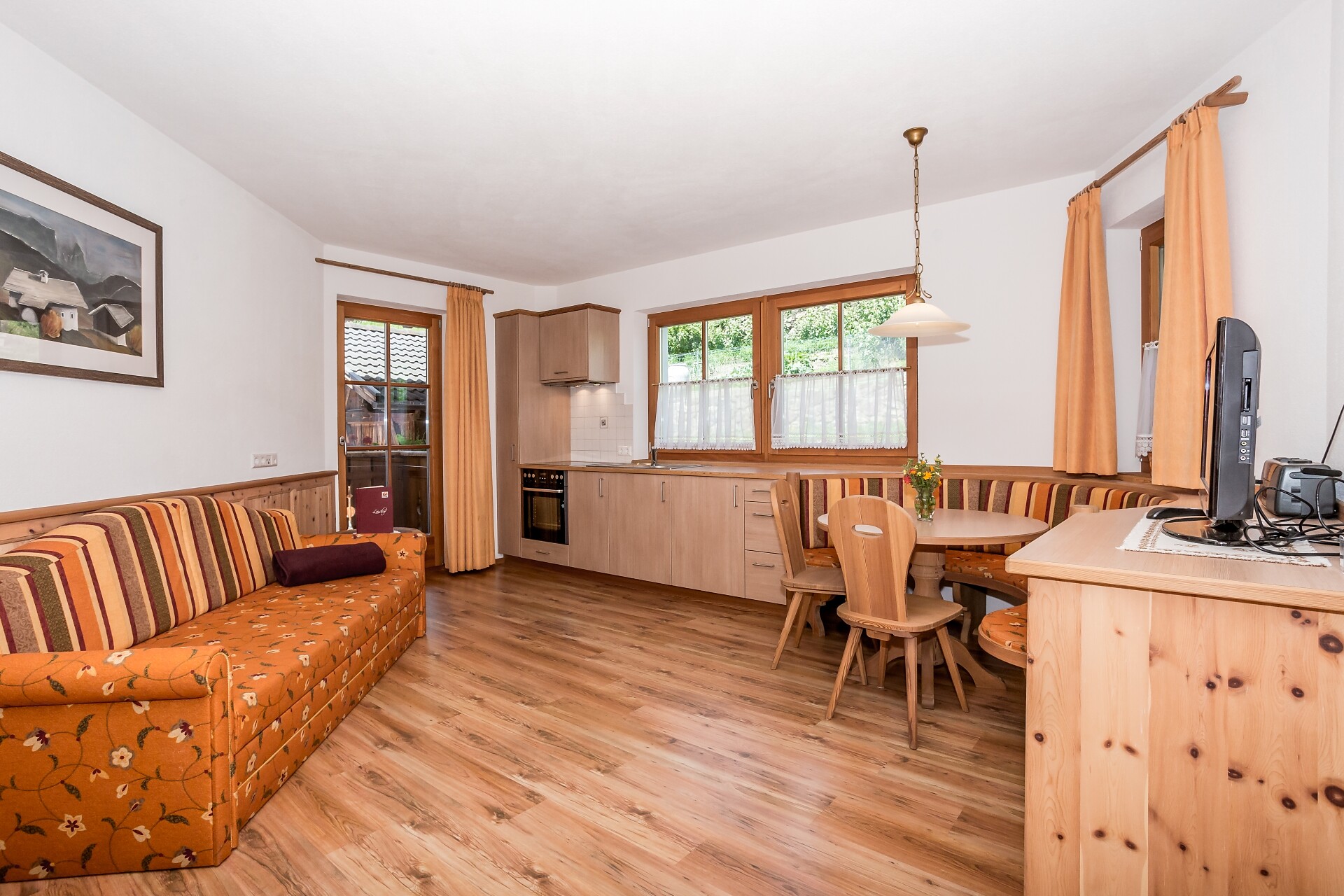 Ferienwohnung Arnika Wohnraum
