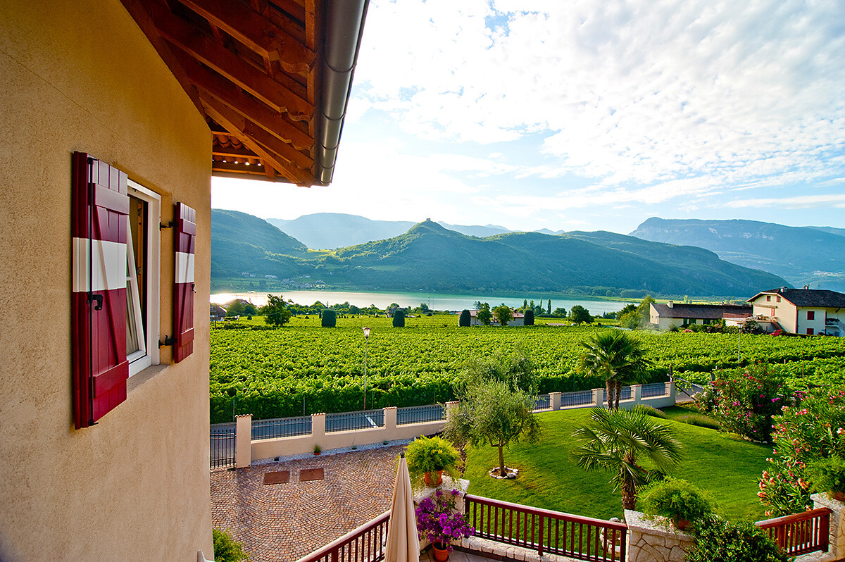 View to the Caldaro Lake