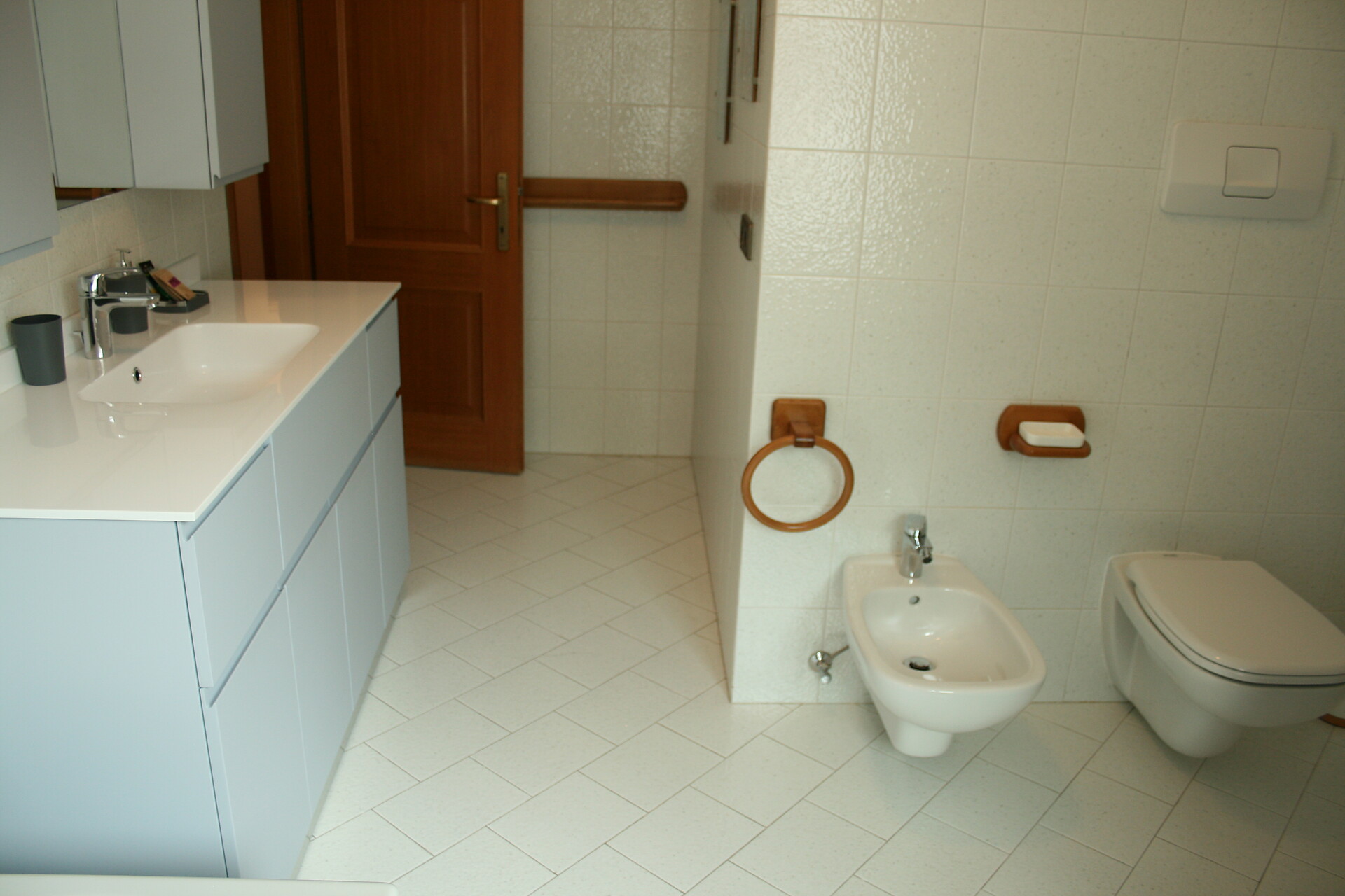 Le stanze di Saraswati bagno in comune