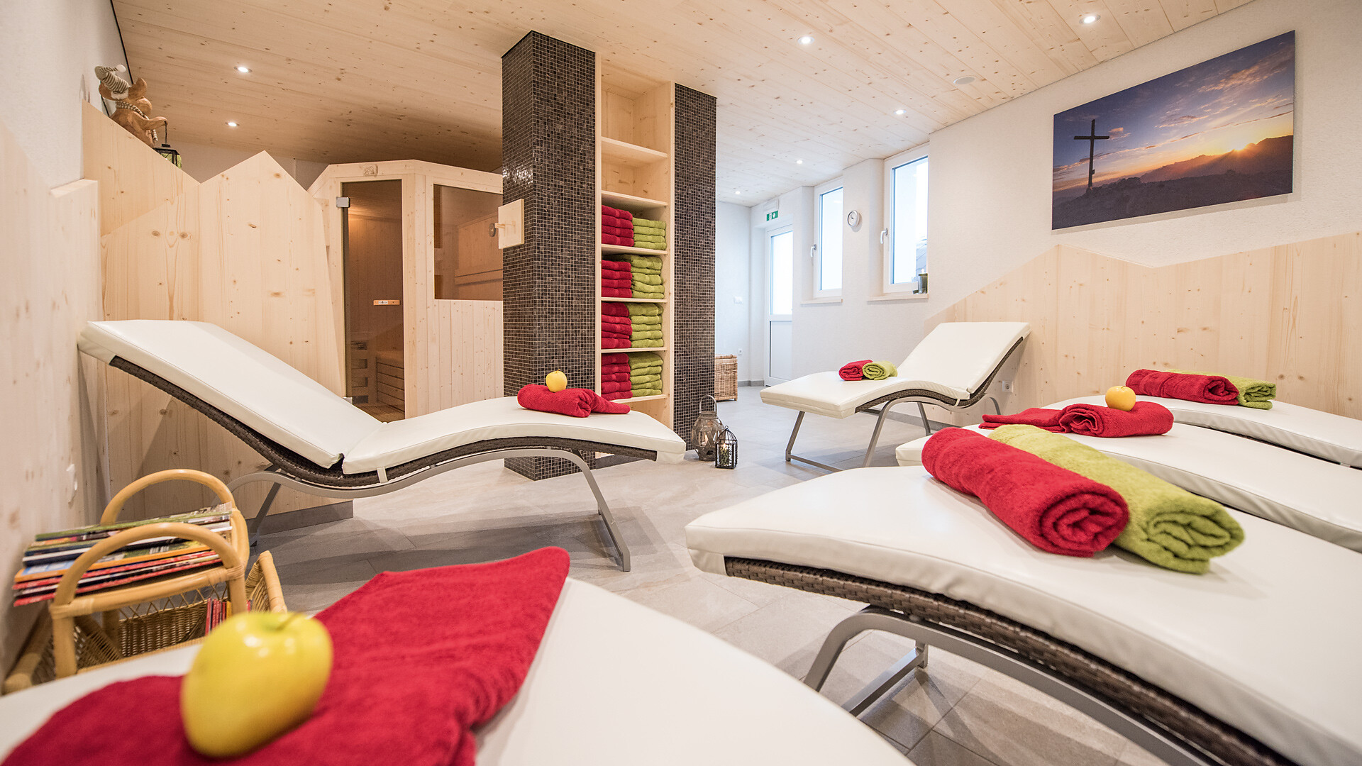 sauna area