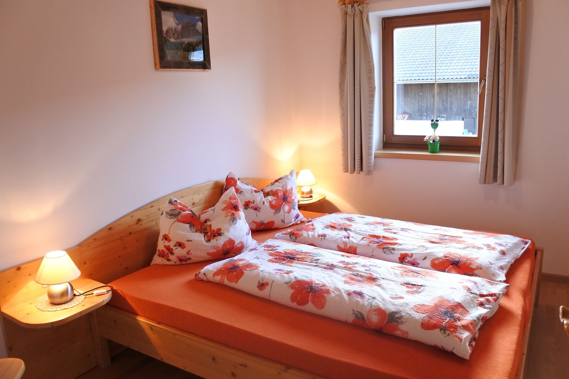 Schlafzimmer in der FeWo Panorama