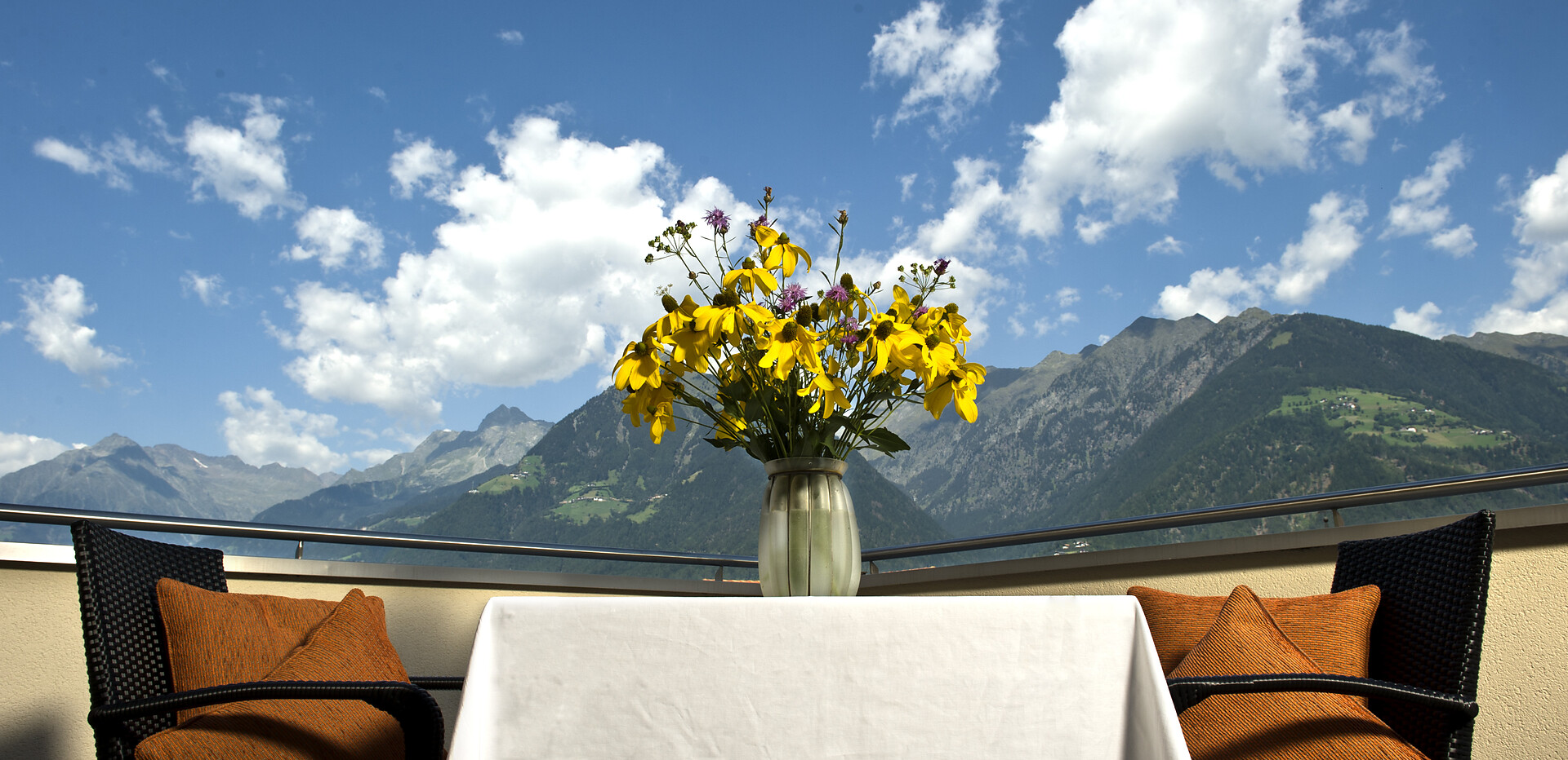 Terrasse der Ferienwohnung "Hahnenkamm"