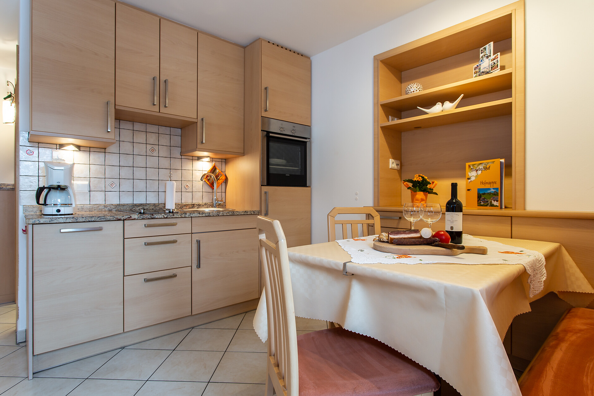Fully equipped kitchen