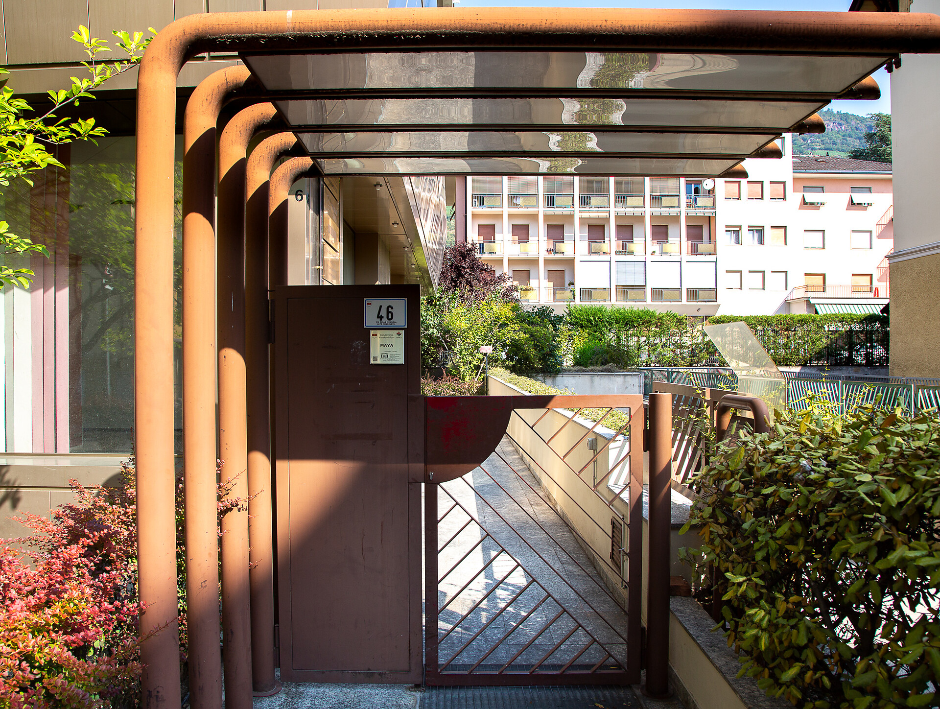 Entrance to the condominium