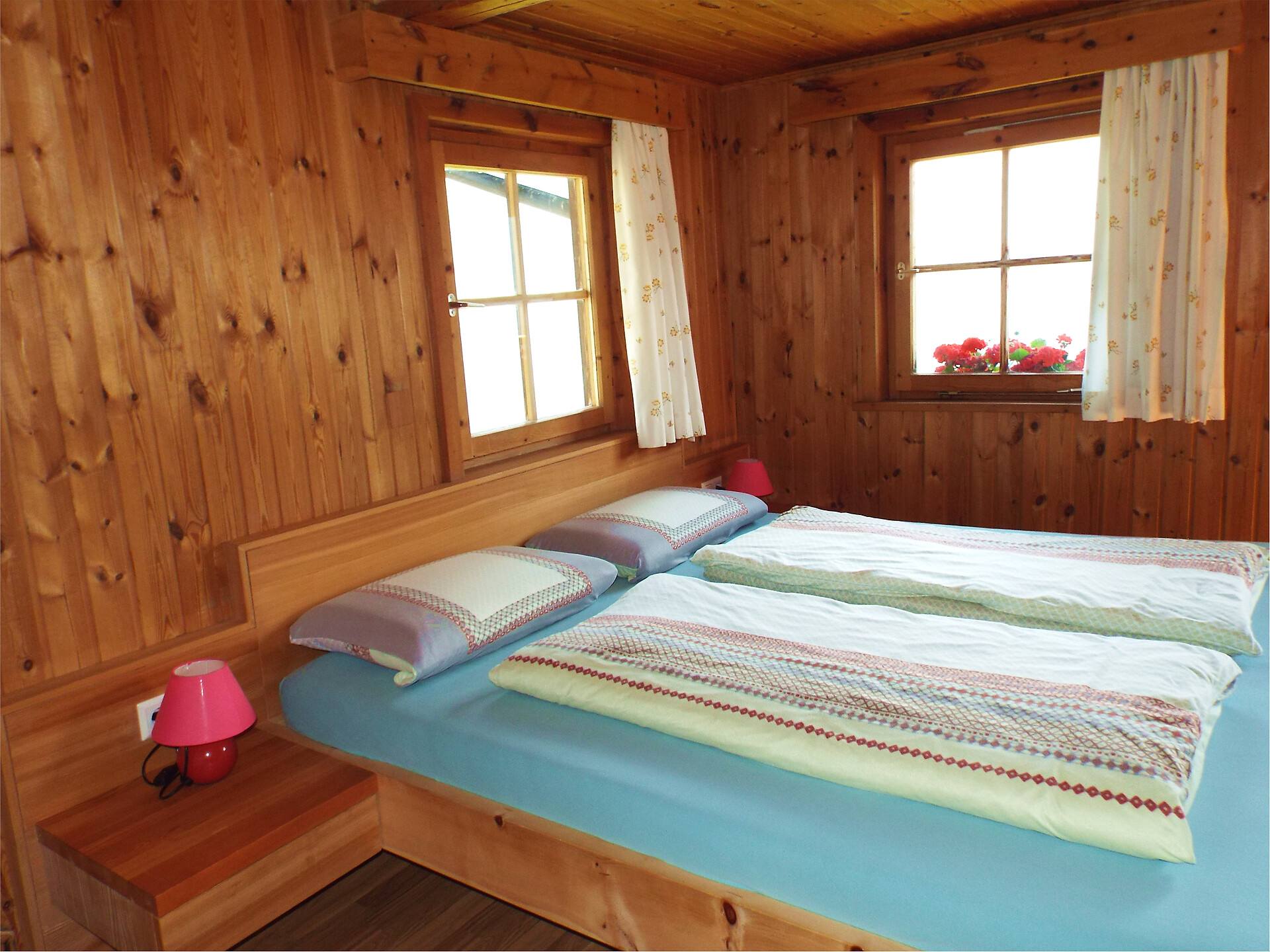 Schlafzimmer in der Ferienwohnung Südseite
