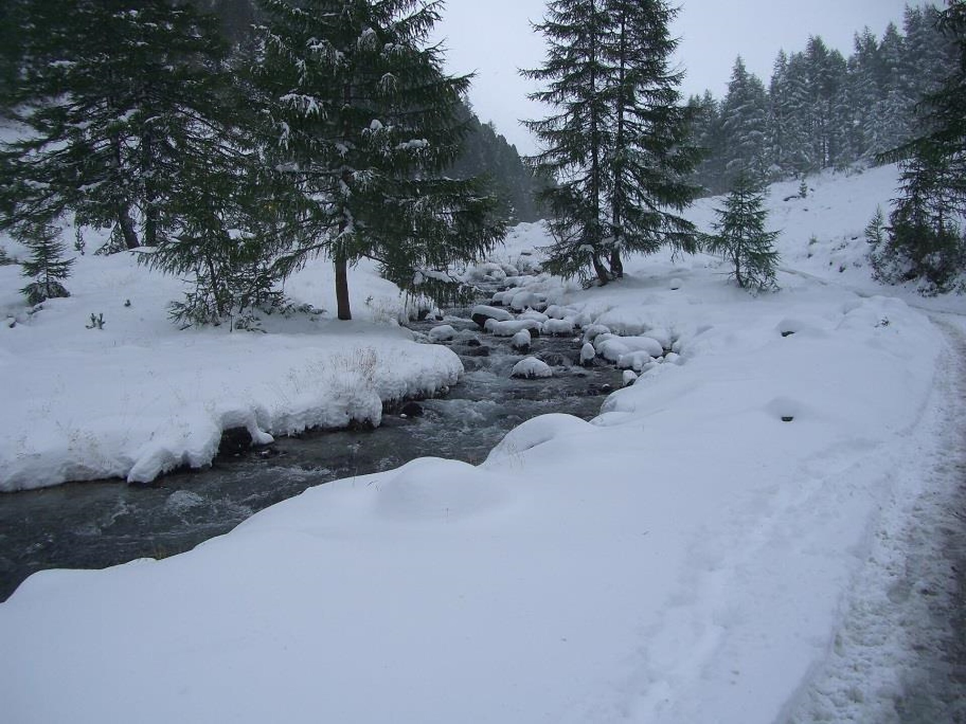 unsere Alm im Winter