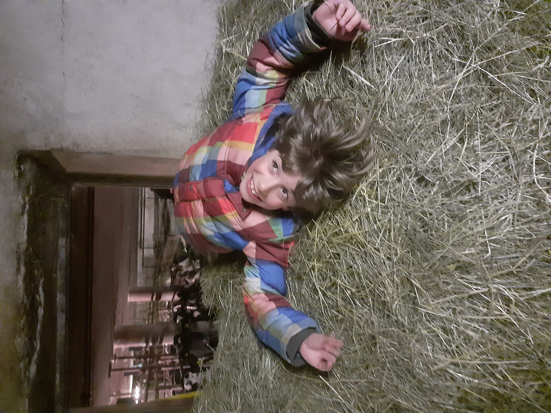 Having fun on our farm