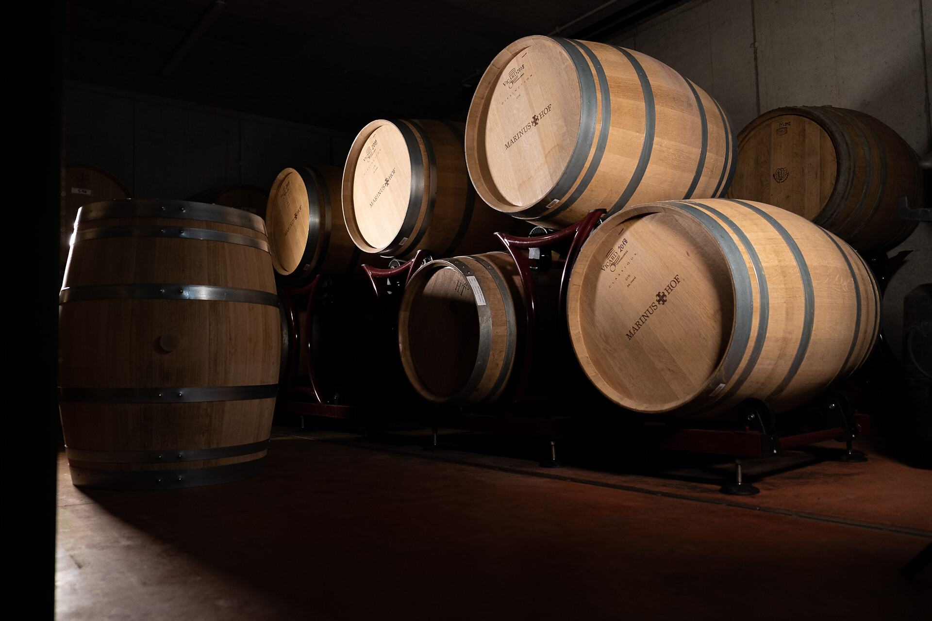 The barrique cellar