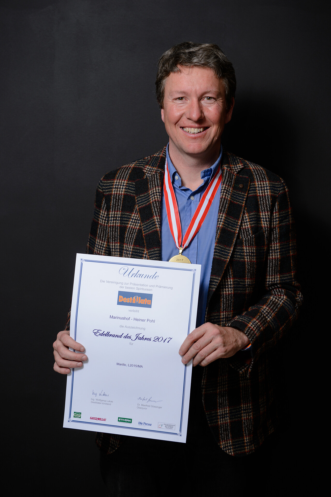 Highest performance: best apricot acquavit at Destillata 2017/2021