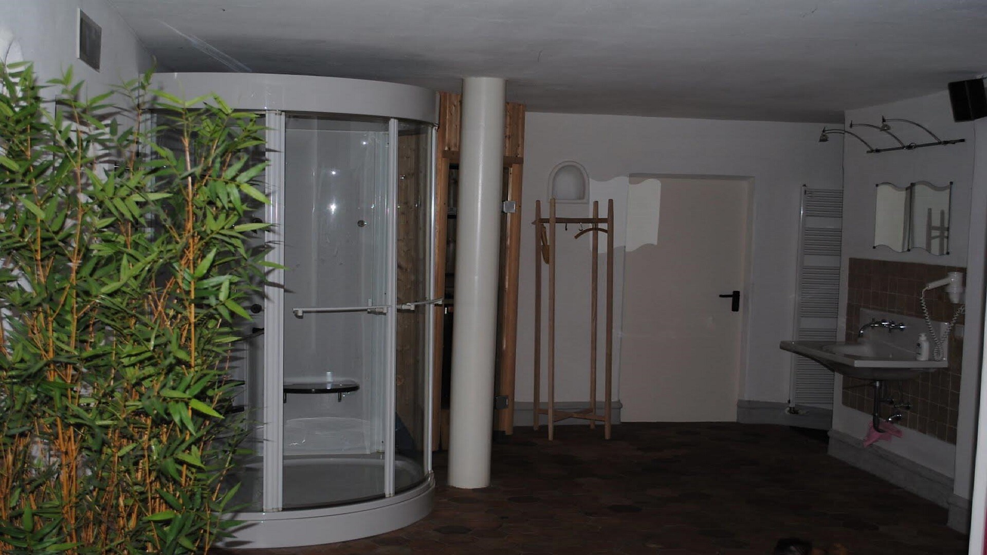 Dampfdusche und Sauna