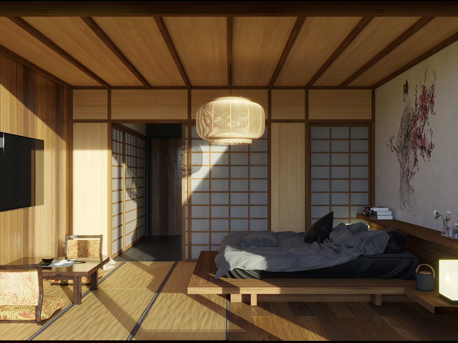 Japanese Brown Suite