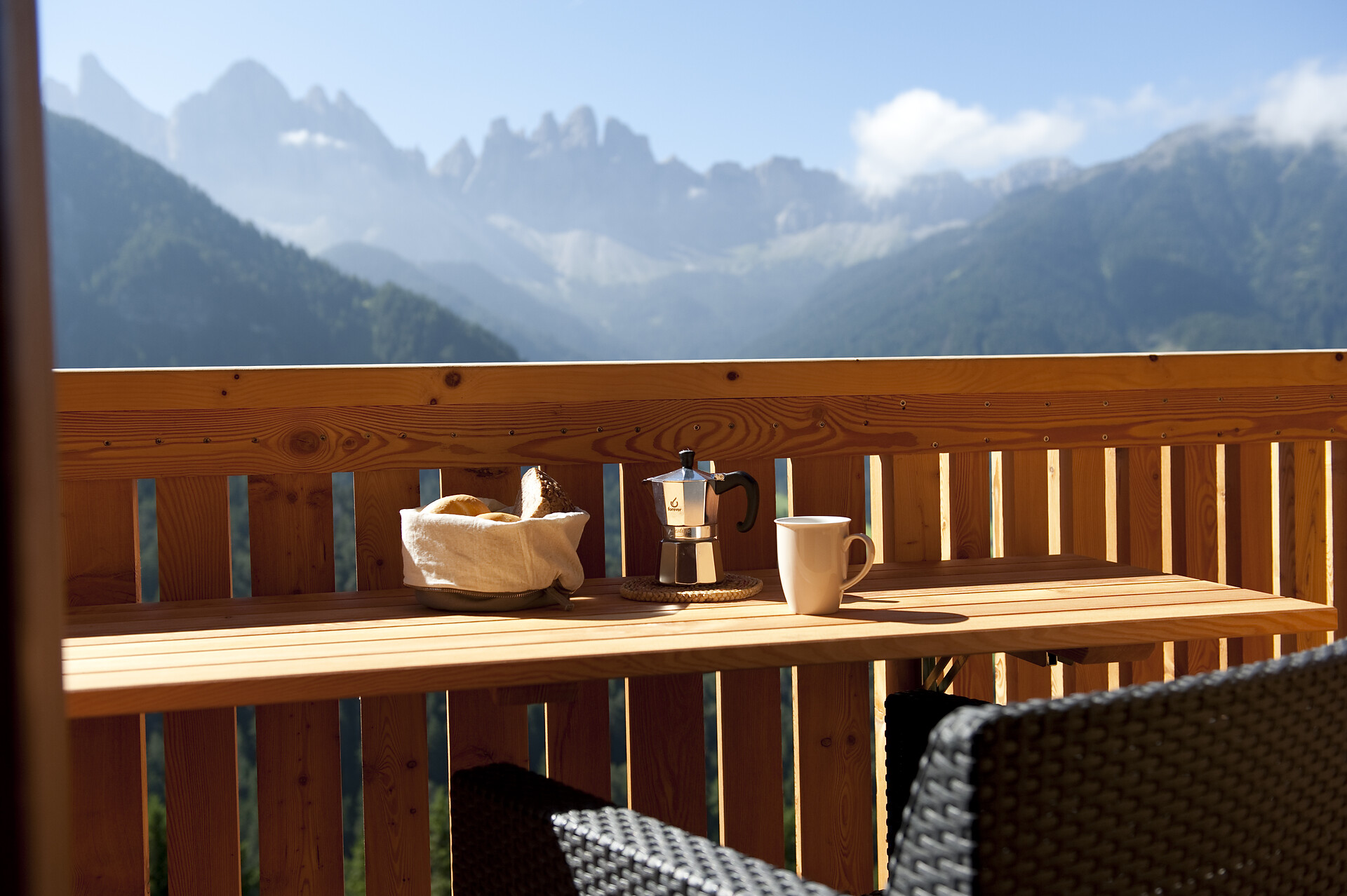 Frühstück mit Ausblick