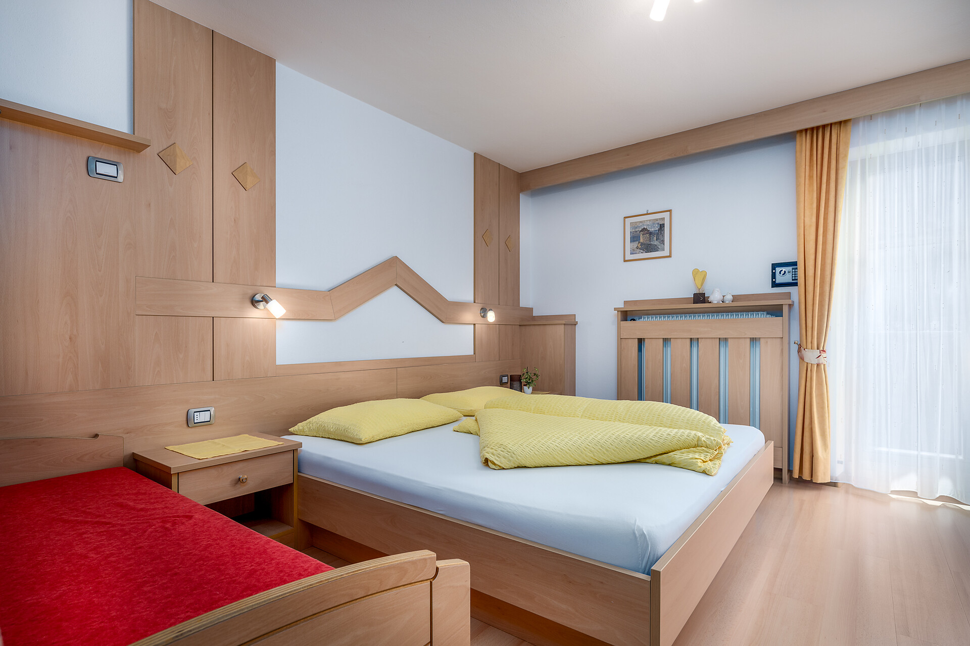 Doppelbettzimmer Ferienwohnung Durreck