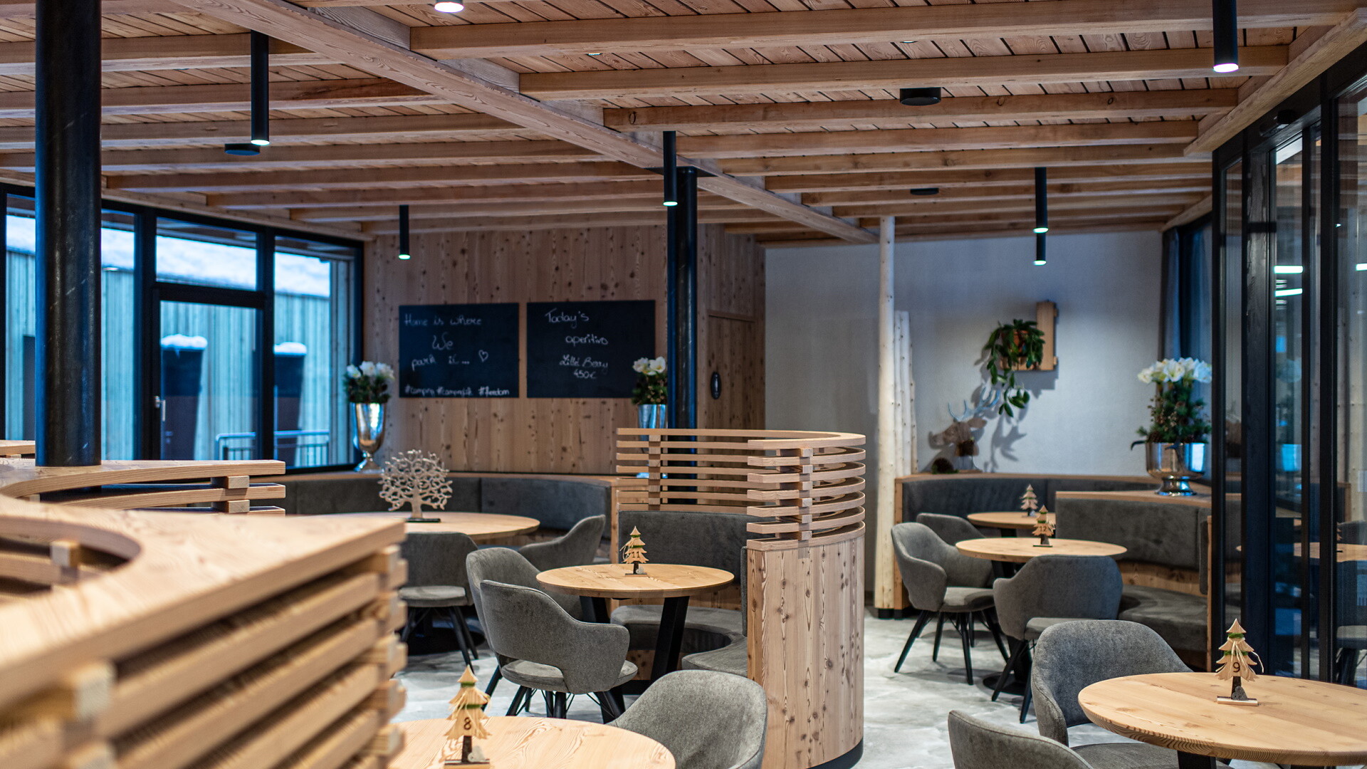 Naturcamping Lärchwiese winter