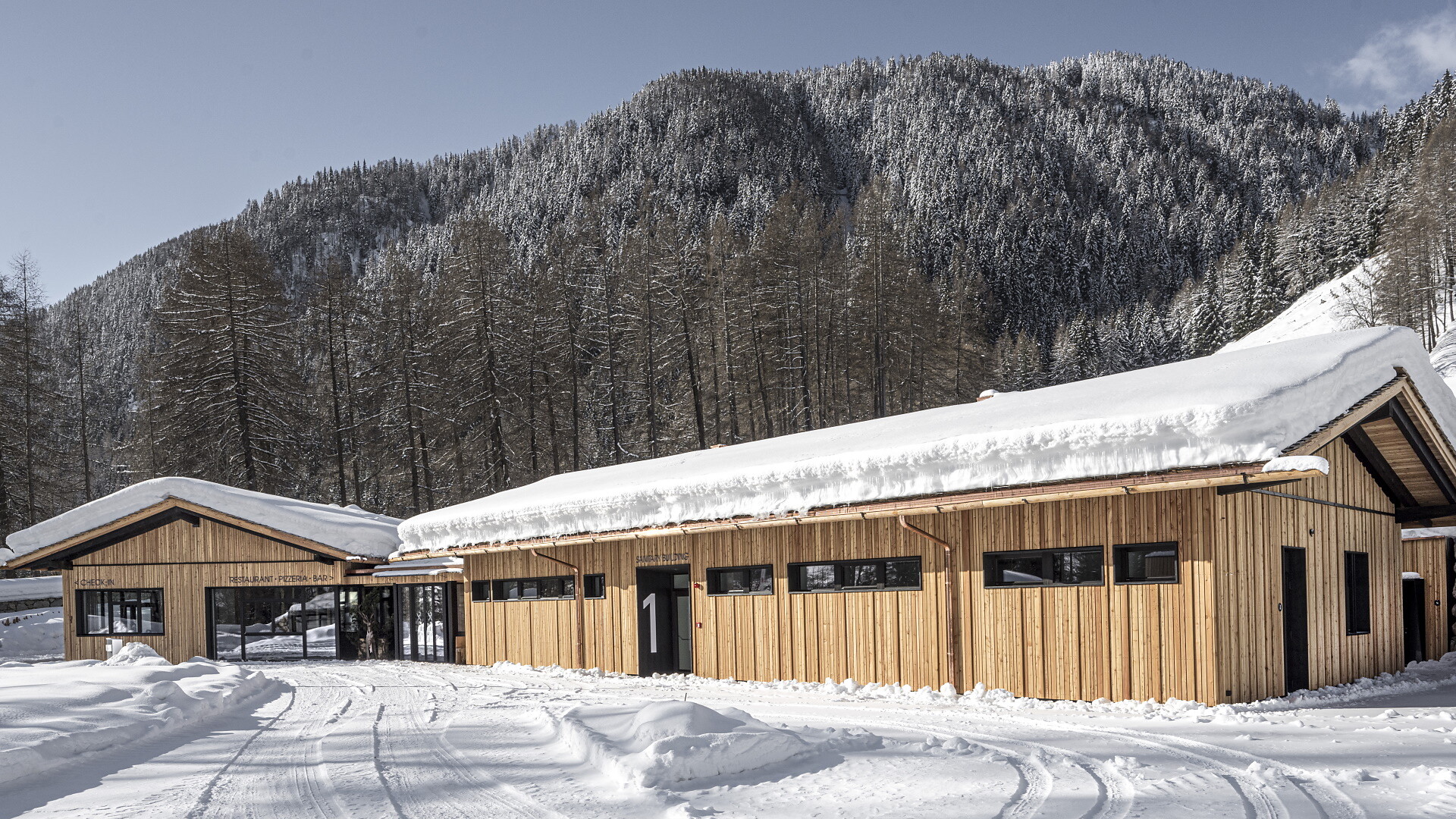 Naturcamping Lärchwiese winter