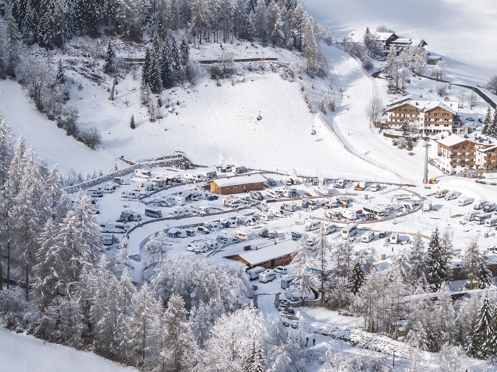 Camping in the winter
