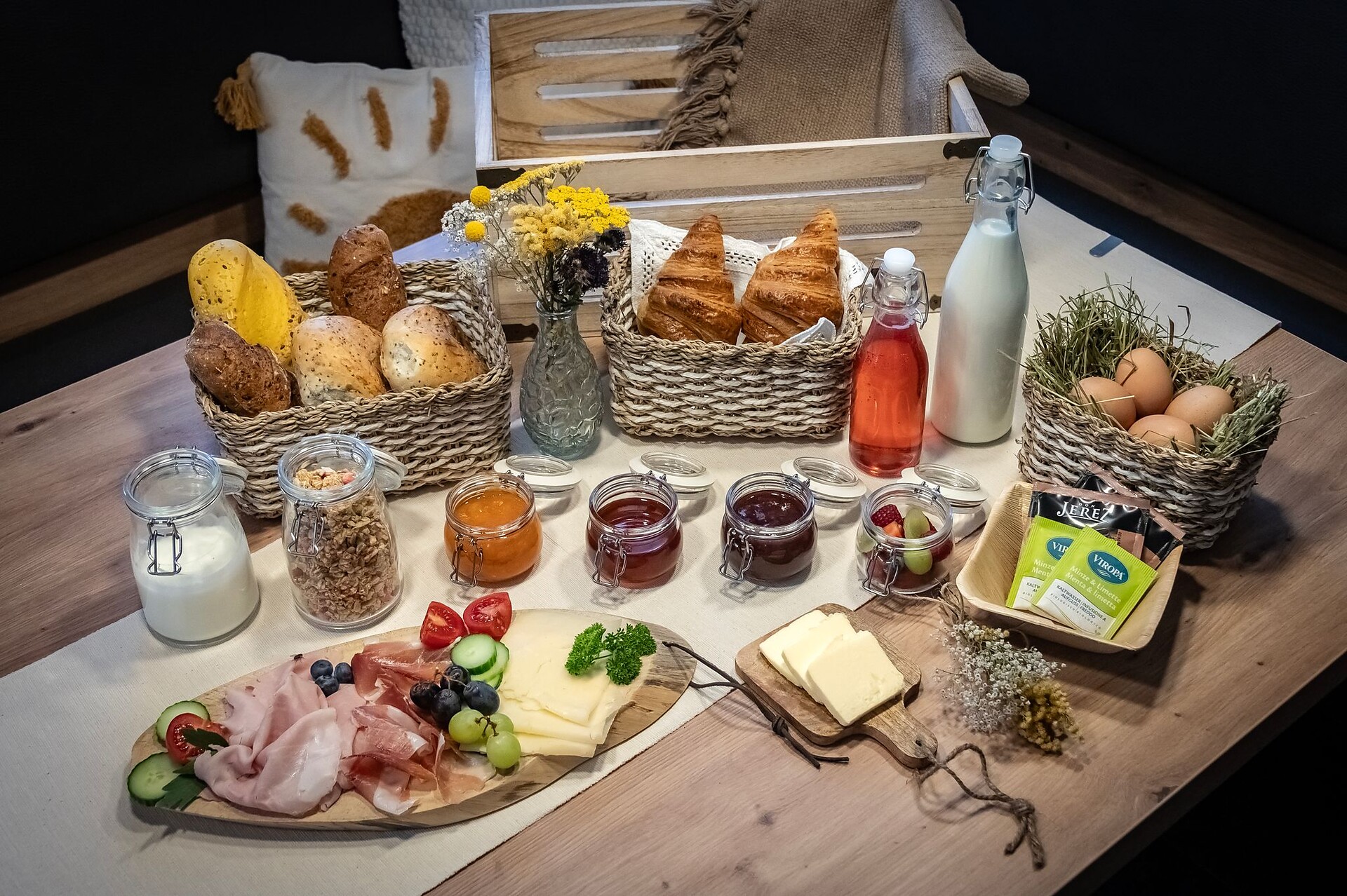 Cesta per la colazione