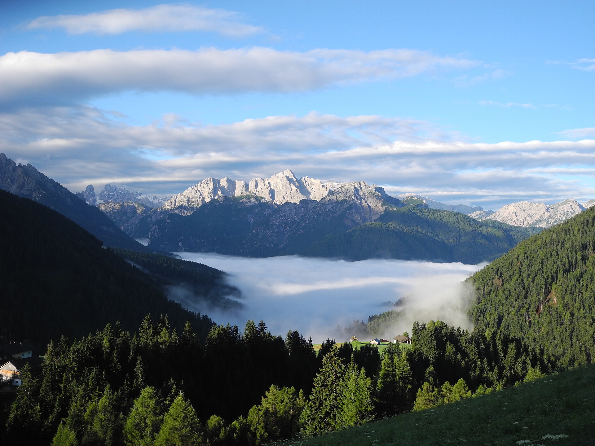 Vista dal maso