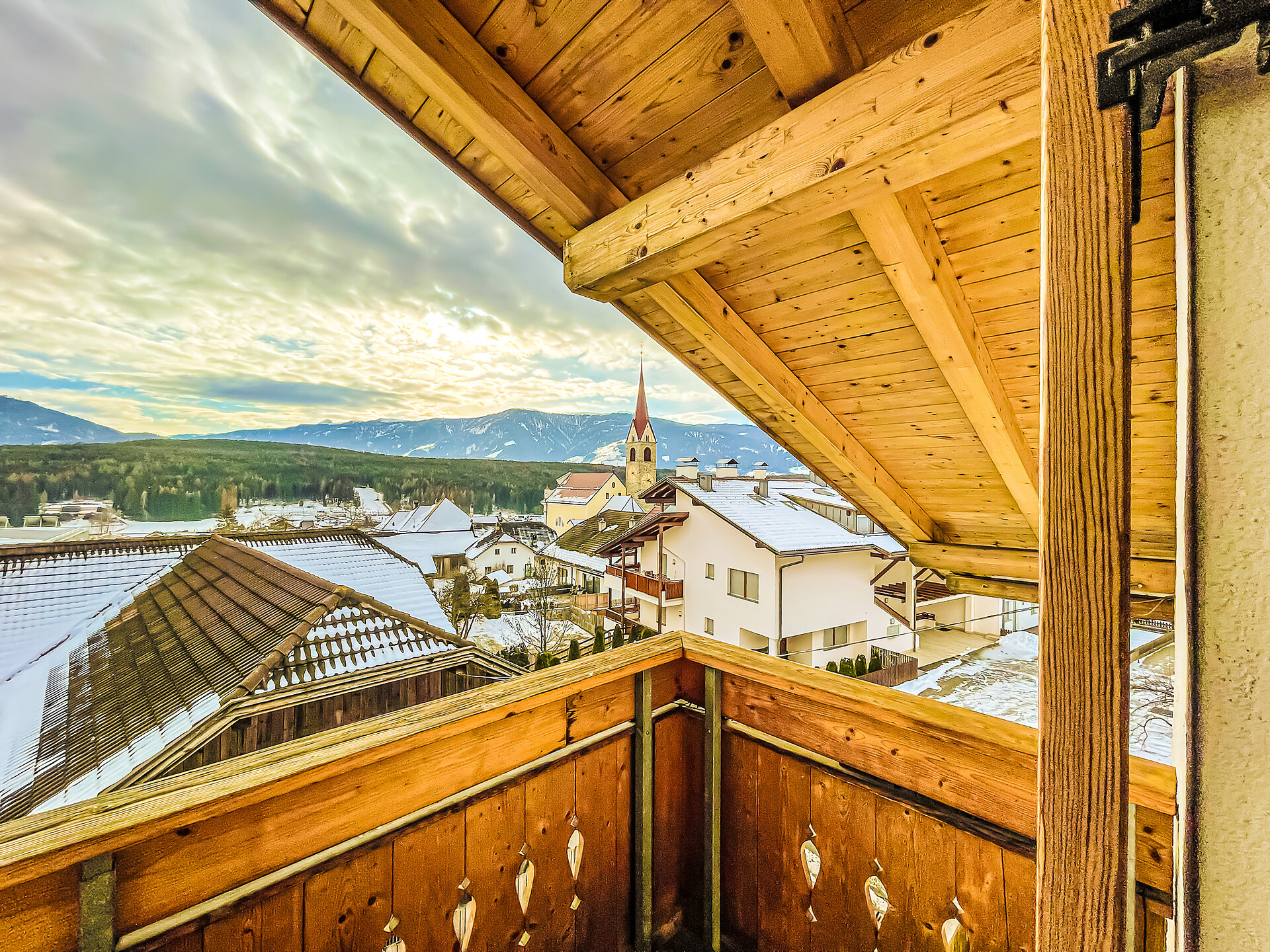 Aussicht vom Balkon