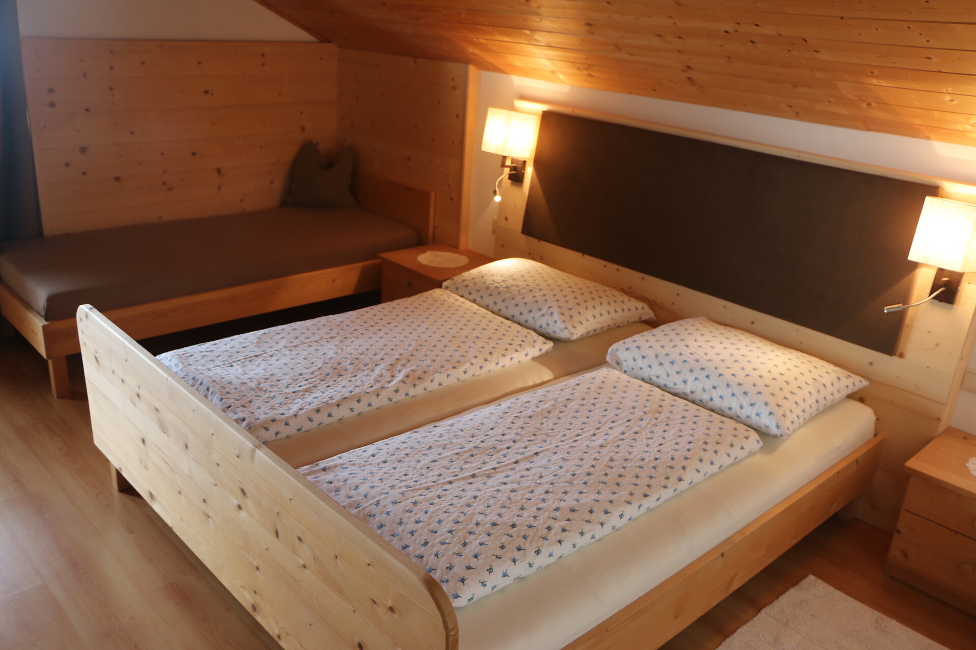 appartamento Haflinger stanza da letto