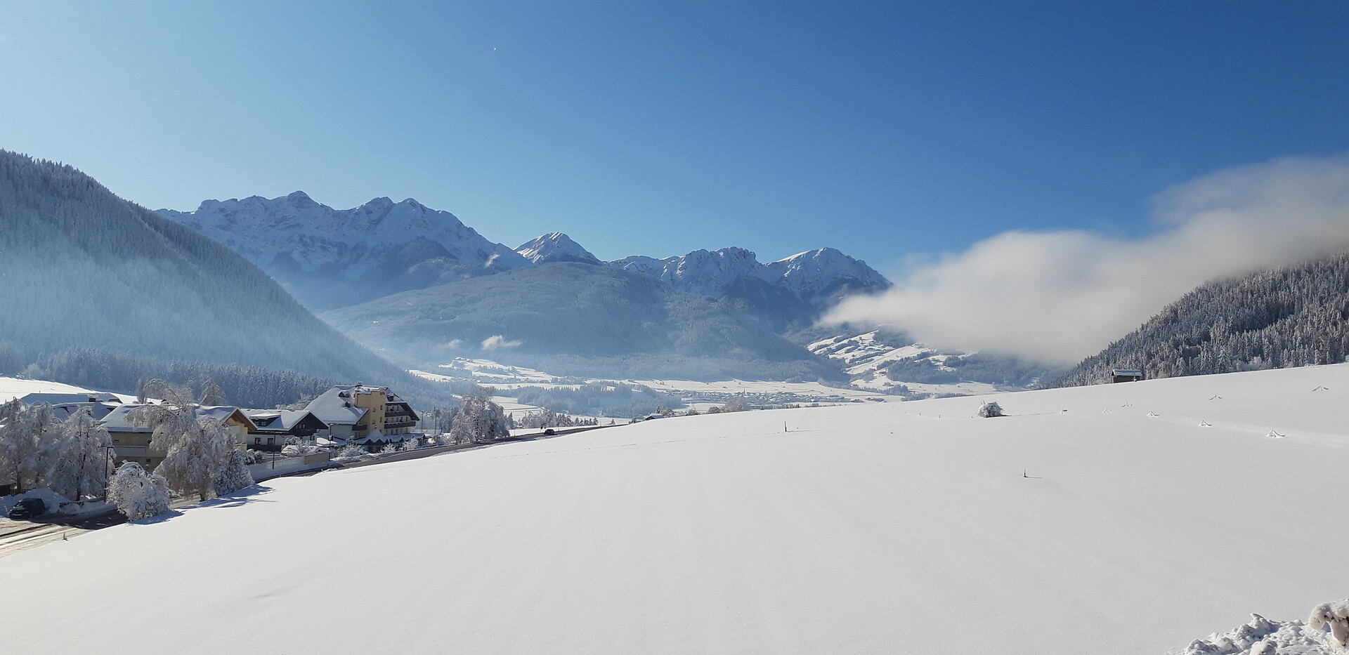 Winter vor der Haustür