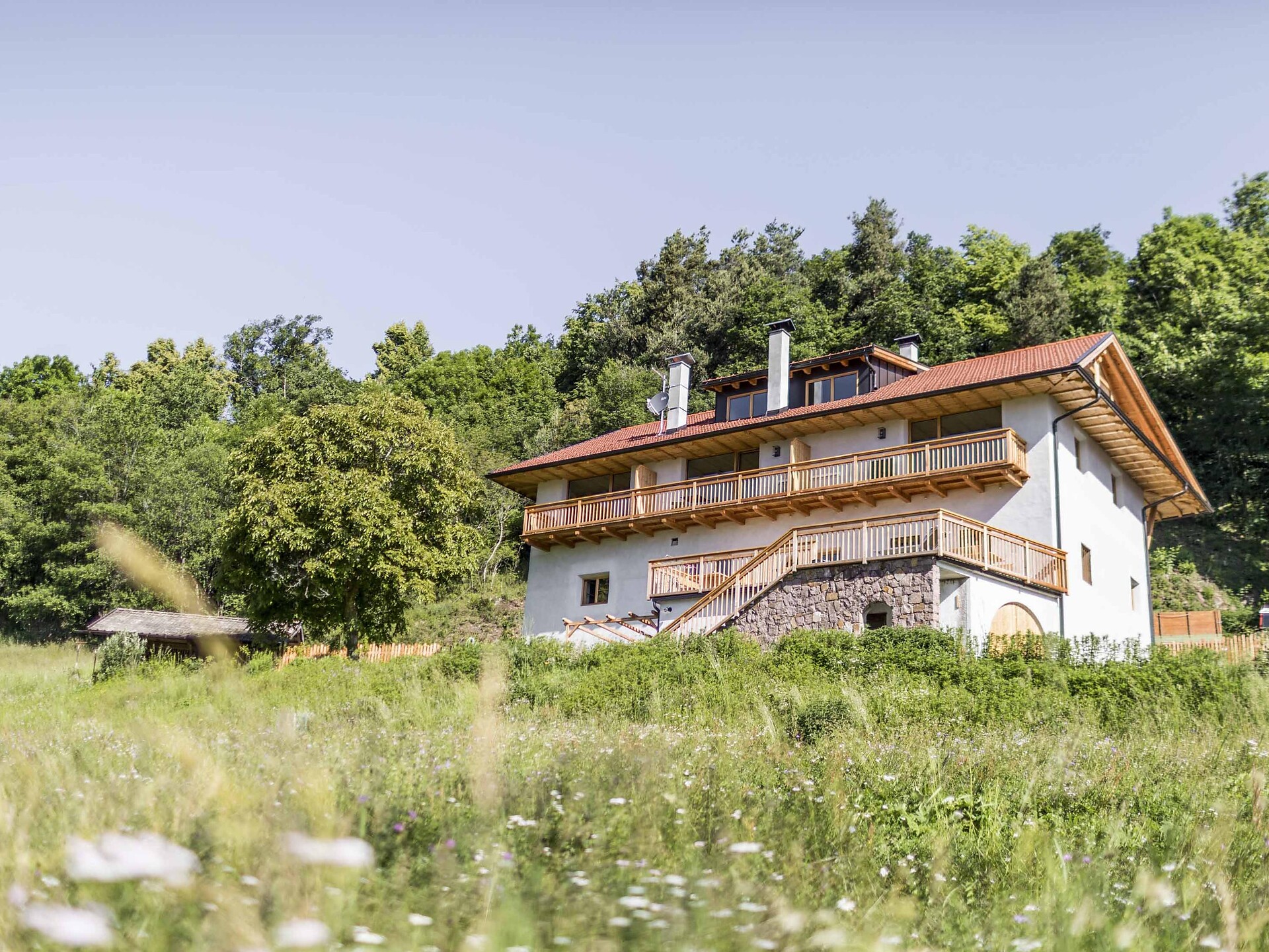 Obersteiner Ferienwohnung Apartment Ferien Urlaub am Bauernhof Ritten