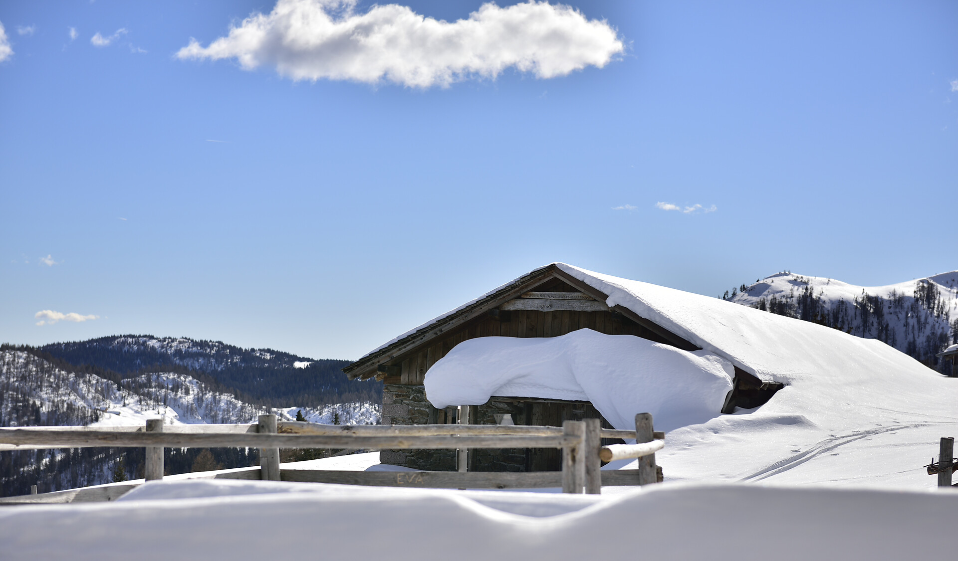inverno sulla malga