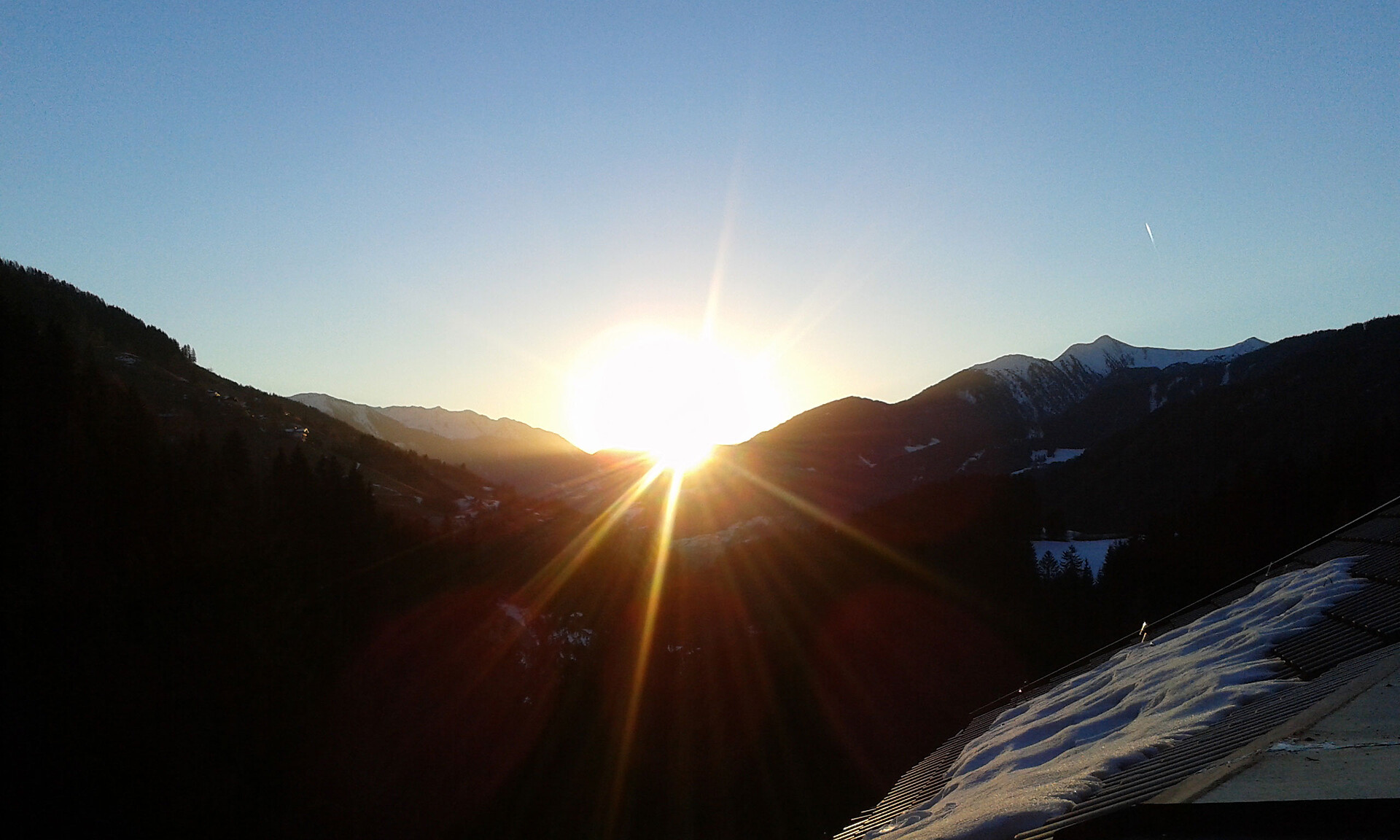 Ausblick am Morgen