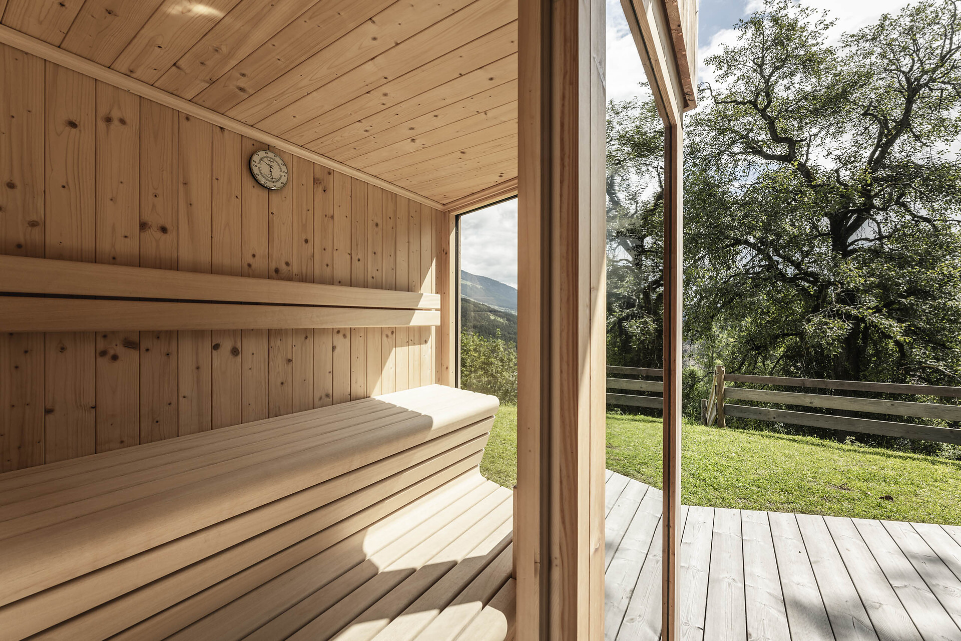 Chalet mit Aussensauna