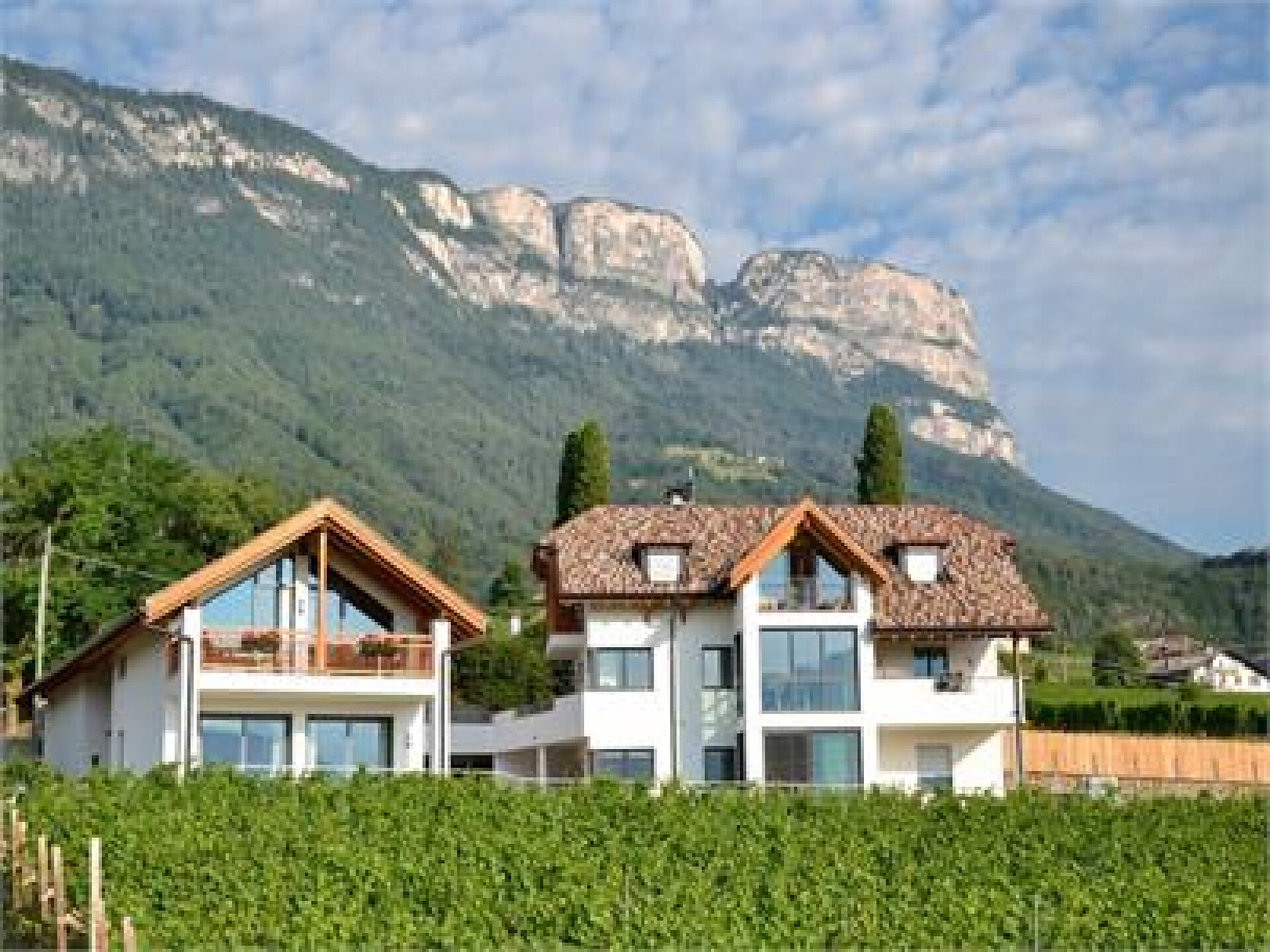 Vista sulla  casa