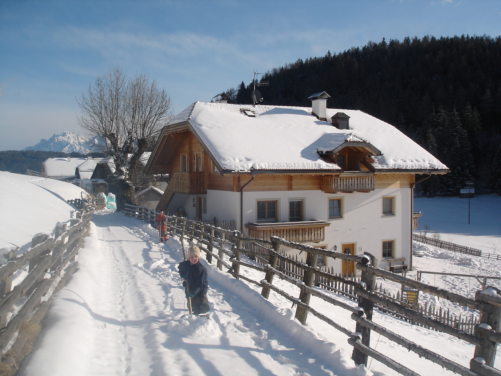 Schneeschaufeln