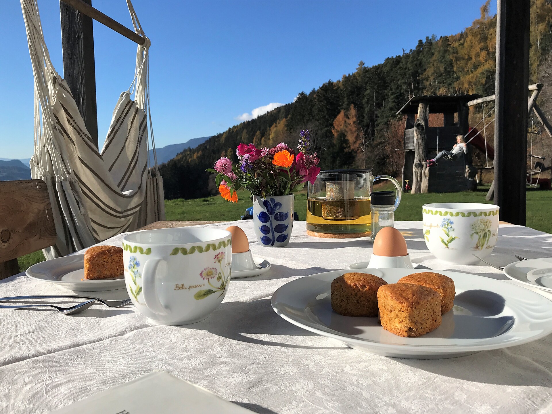 Frühstück im Freien