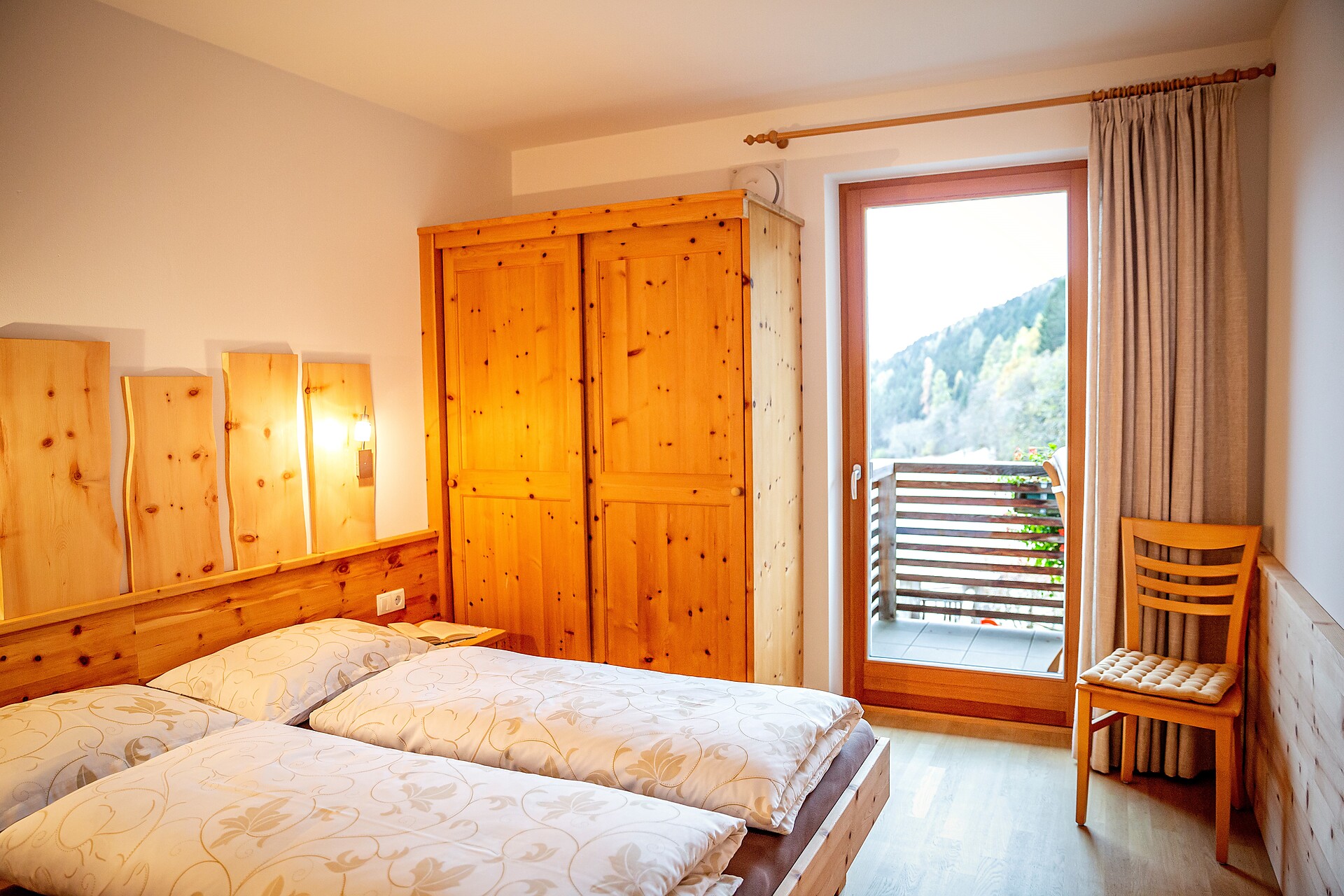 Appartment Radlsee Schlafzimmer