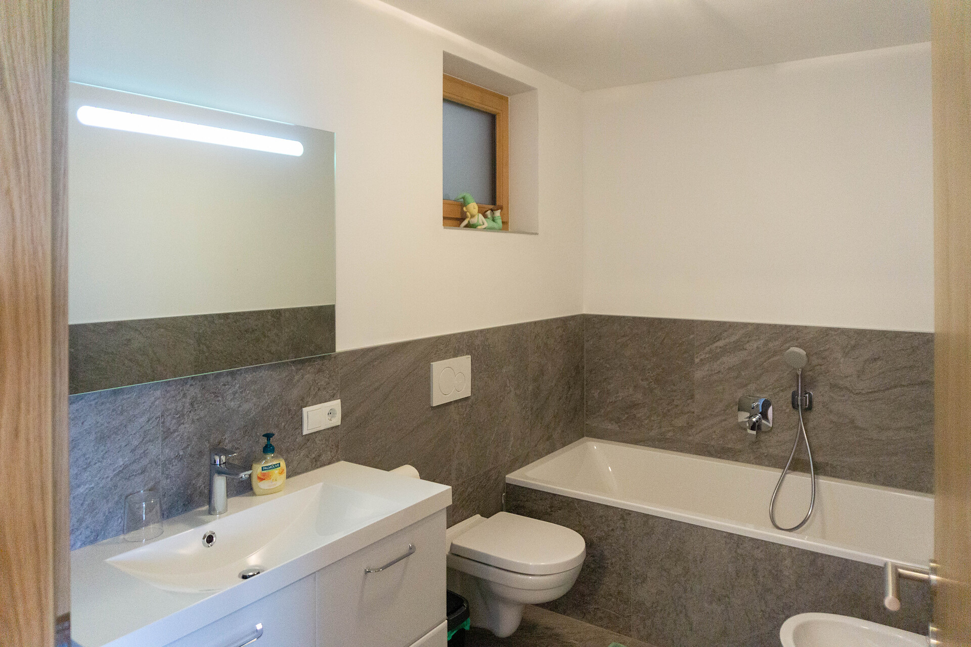 Modernes Badezimmer in den Ferienwohnungen