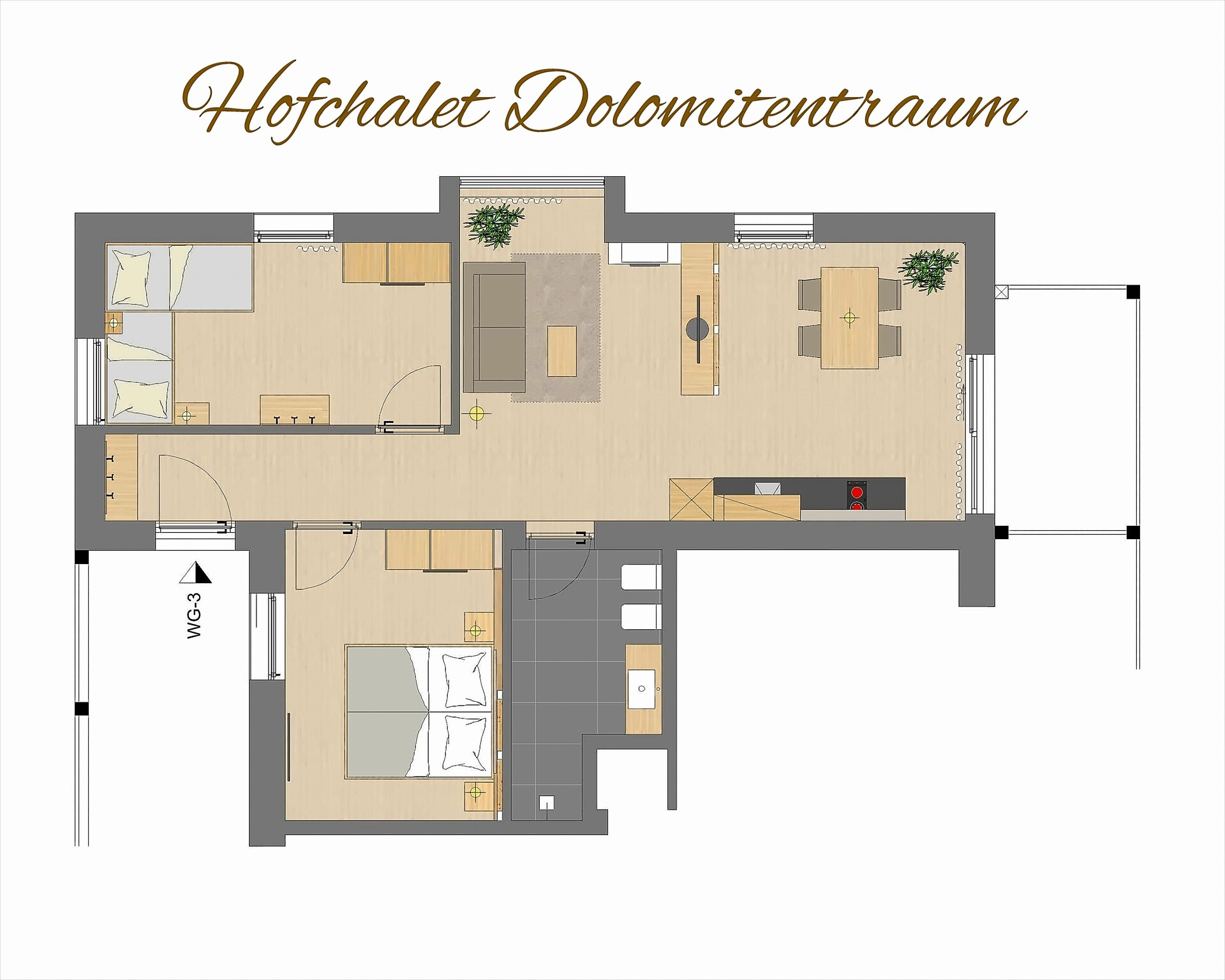 Hofchalet Dolomitentraum