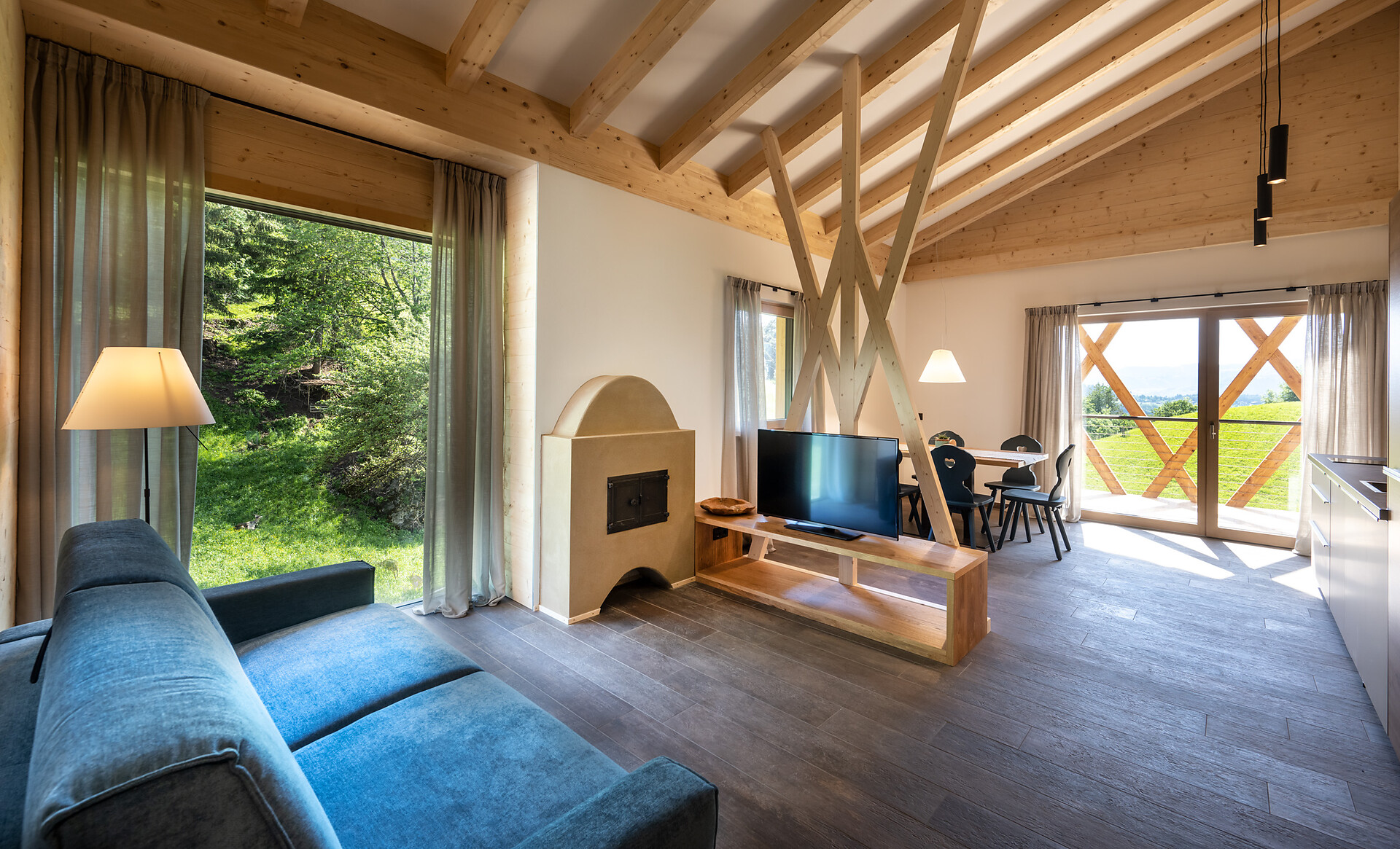 cucina Hofchalet Dolomitentraum