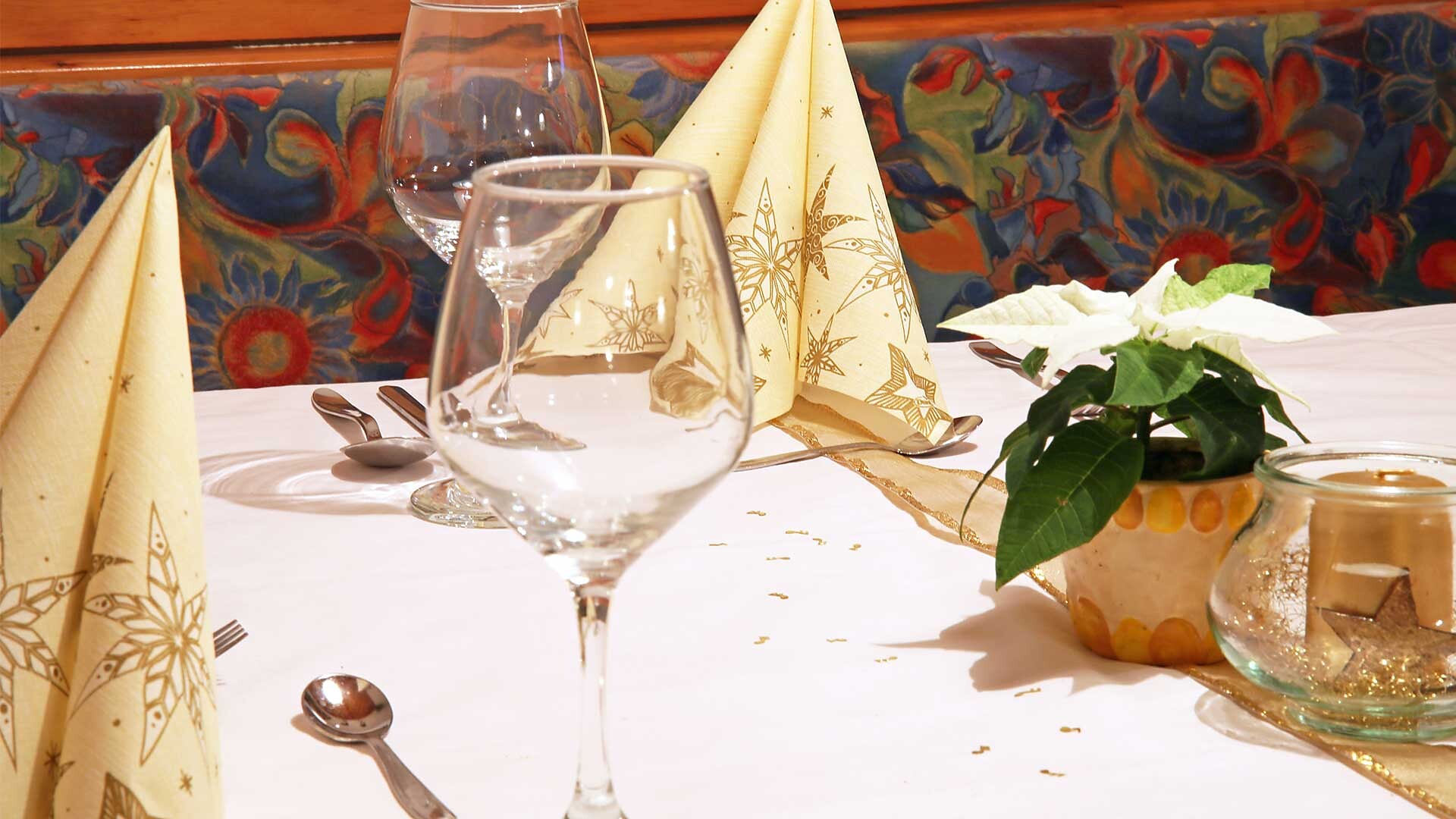 Lovely set table