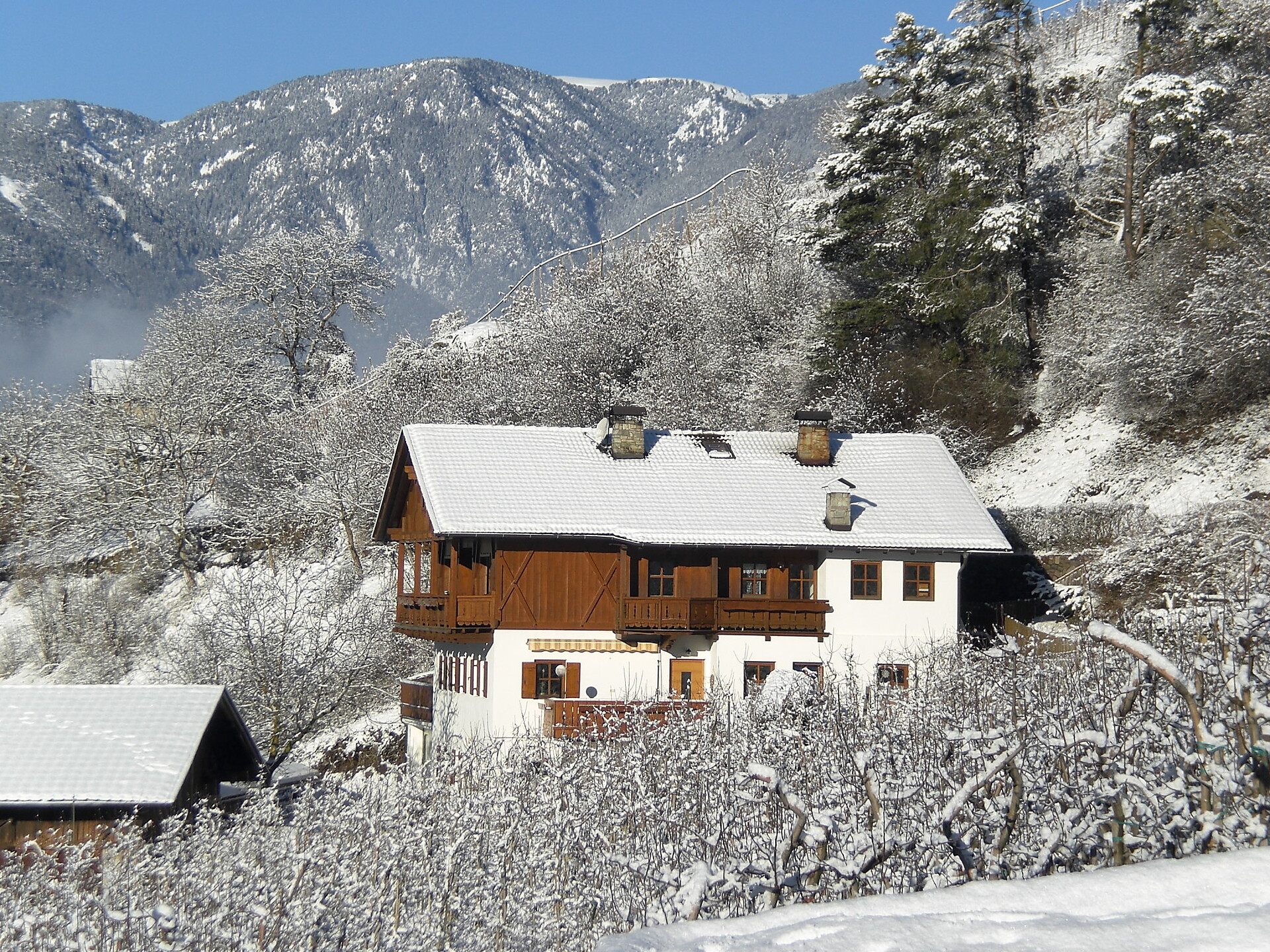 Prackfiedererhof in inverno