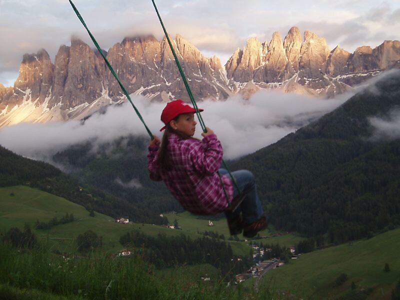 swing in the heaven