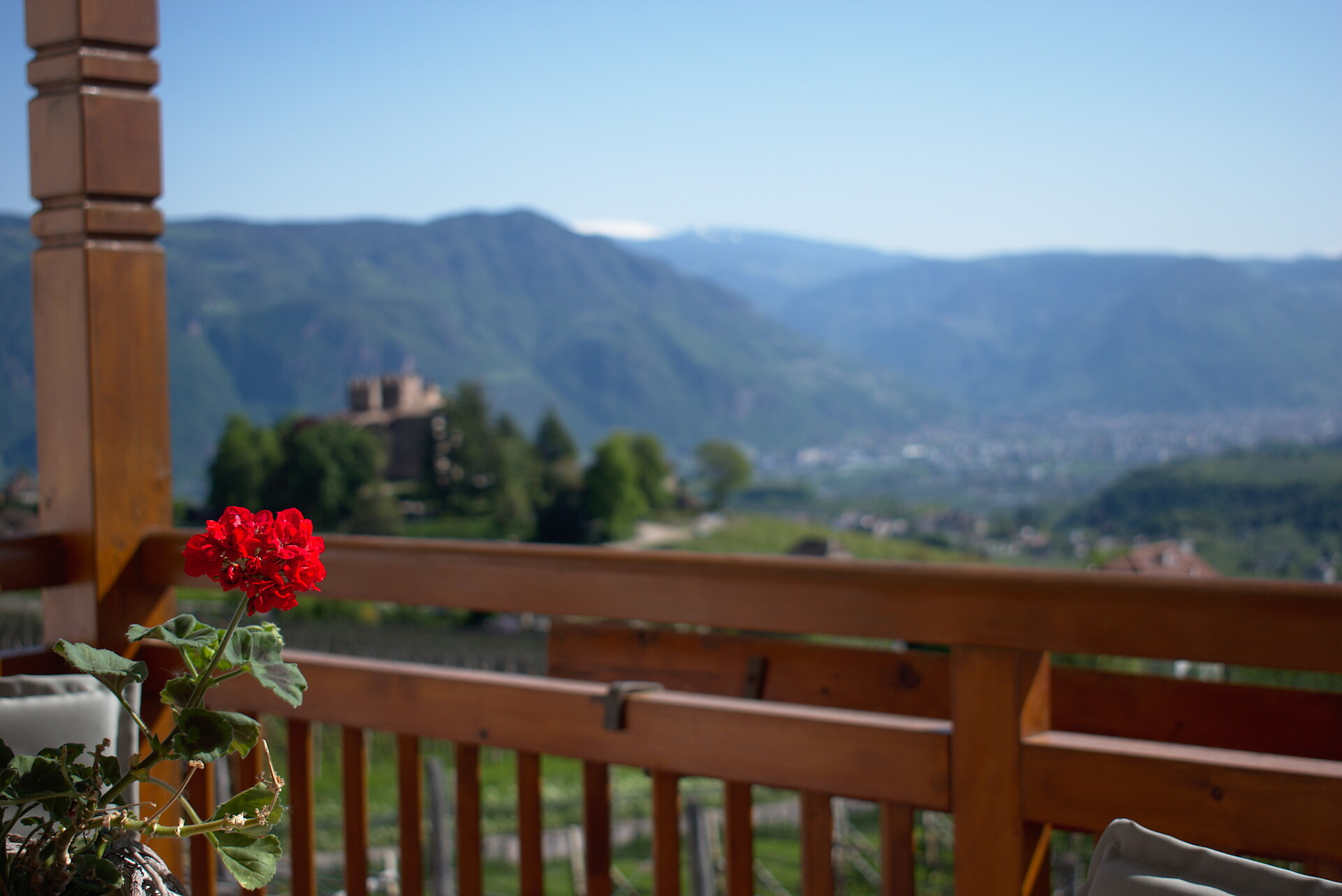 Vista verso Castel Freudenstein