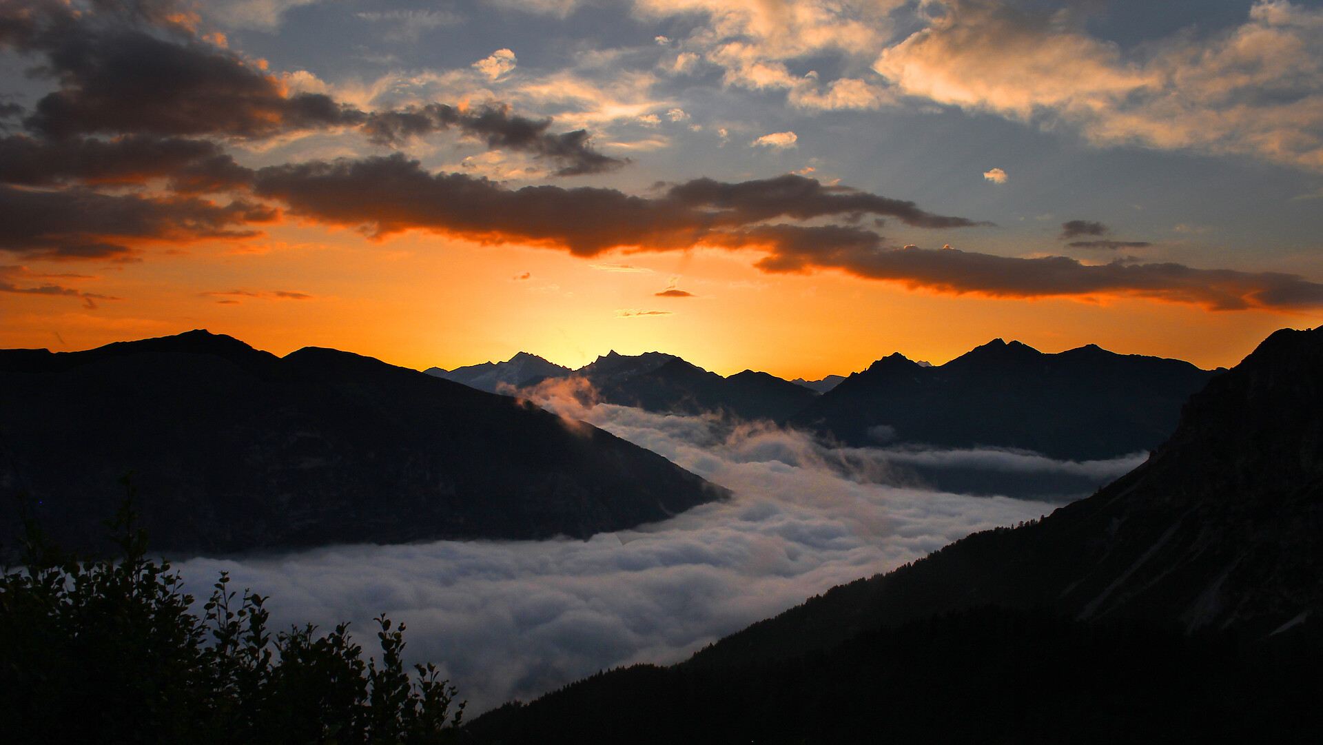 Sonnenaufgang im Pflerschtal