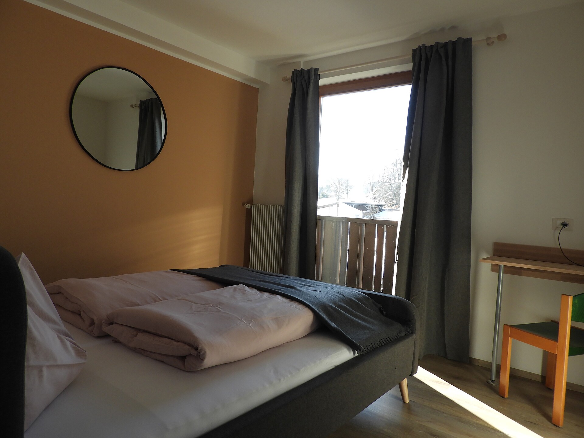 Standard Doppelbettzimmer mit Balkon 14m²
